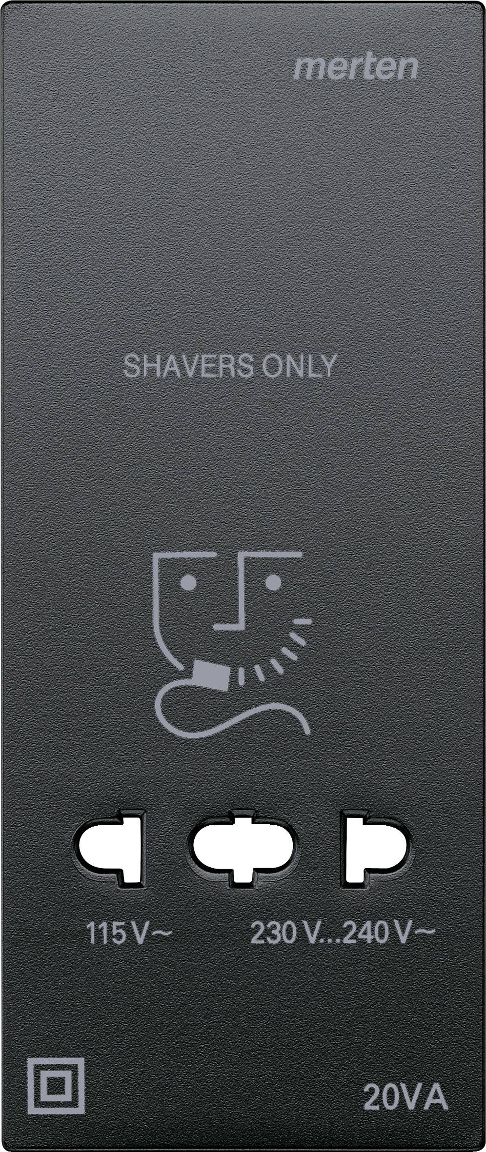 Merten Abdeckung System M Anthrazit 213514 1St.