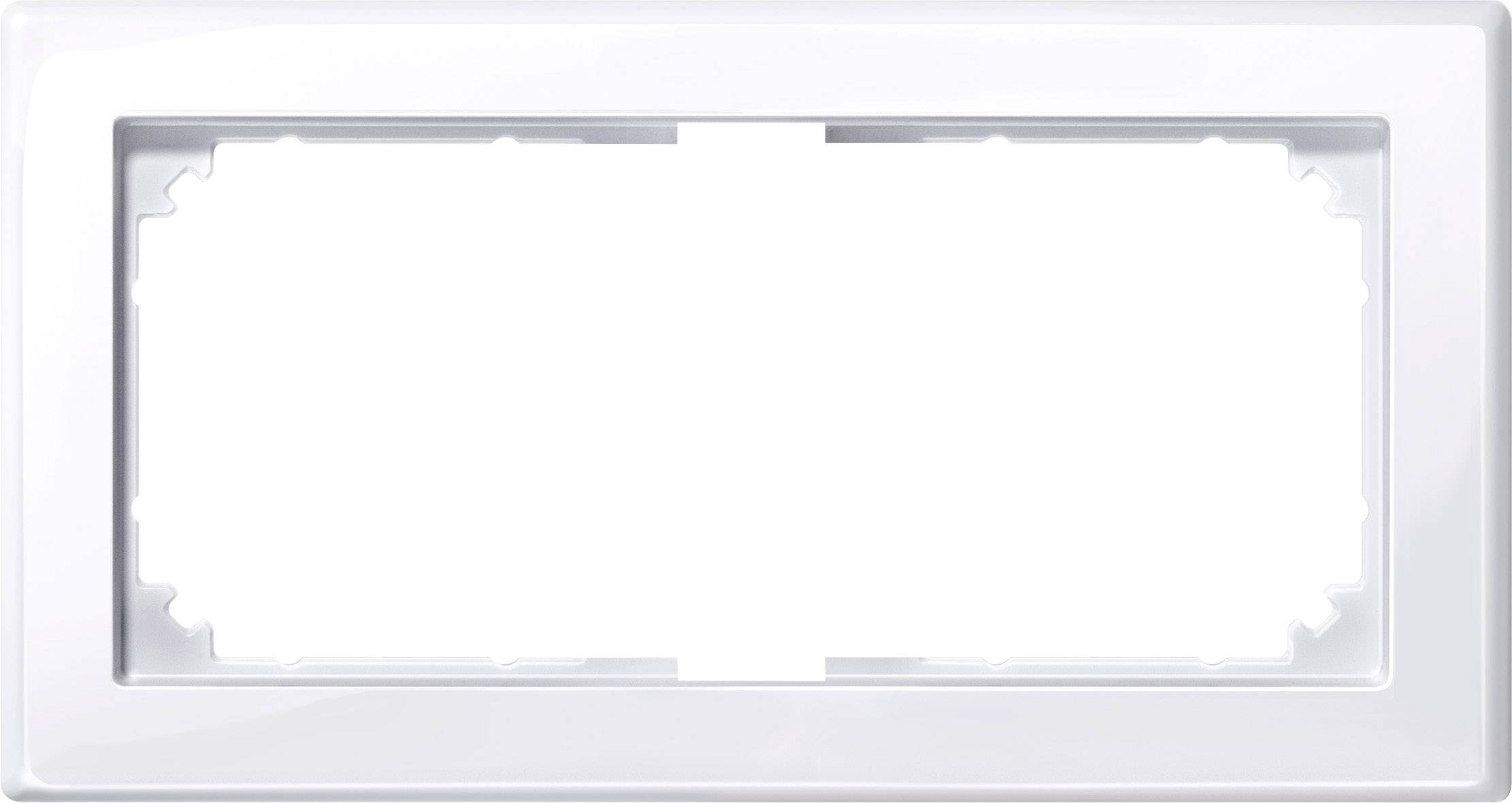 Merten Rahmen Abdeckung System M Weiß 478825 1St.