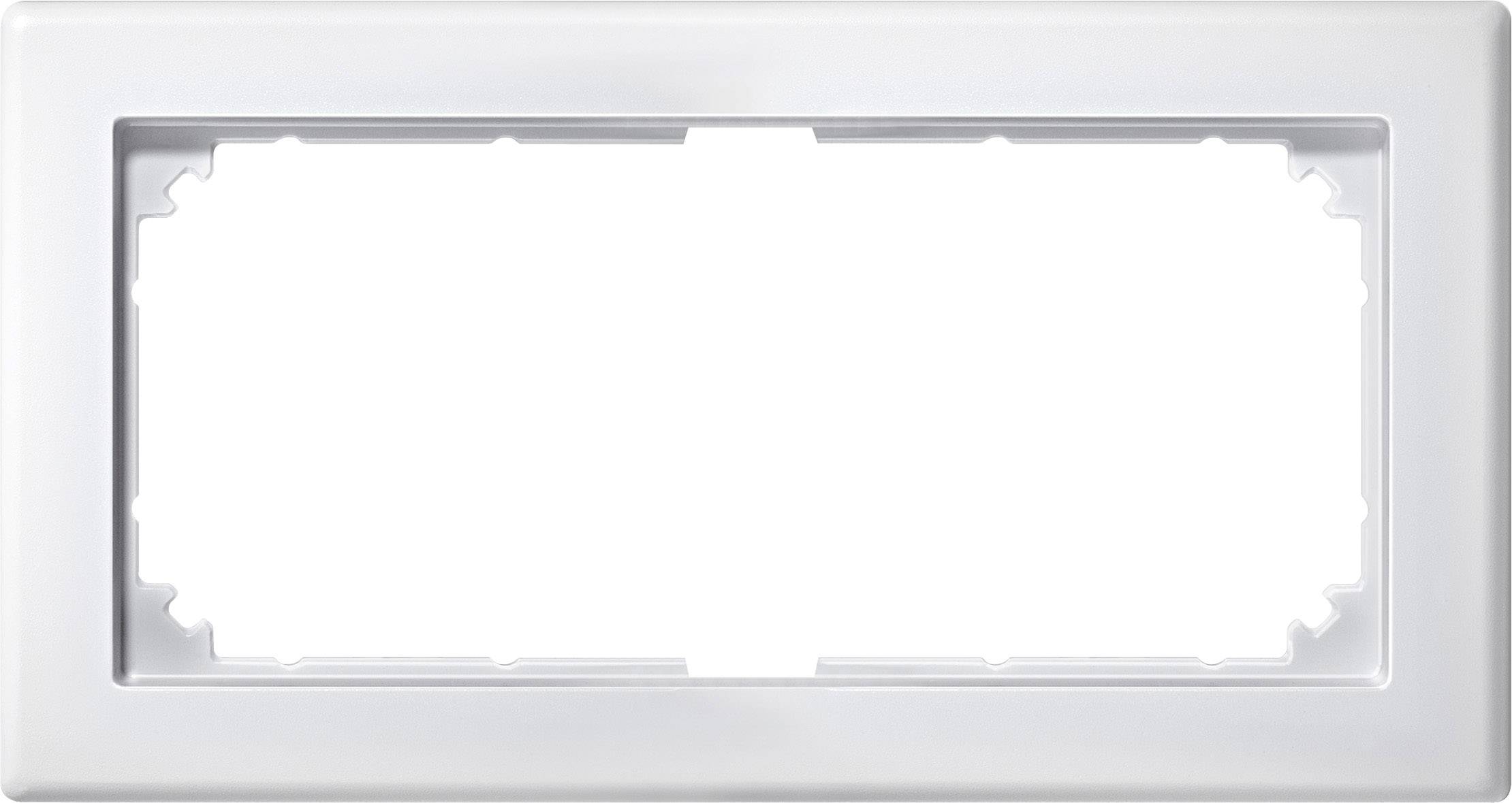 Merten Rahmen Abdeckung System M Polarweiß 484819 1St.