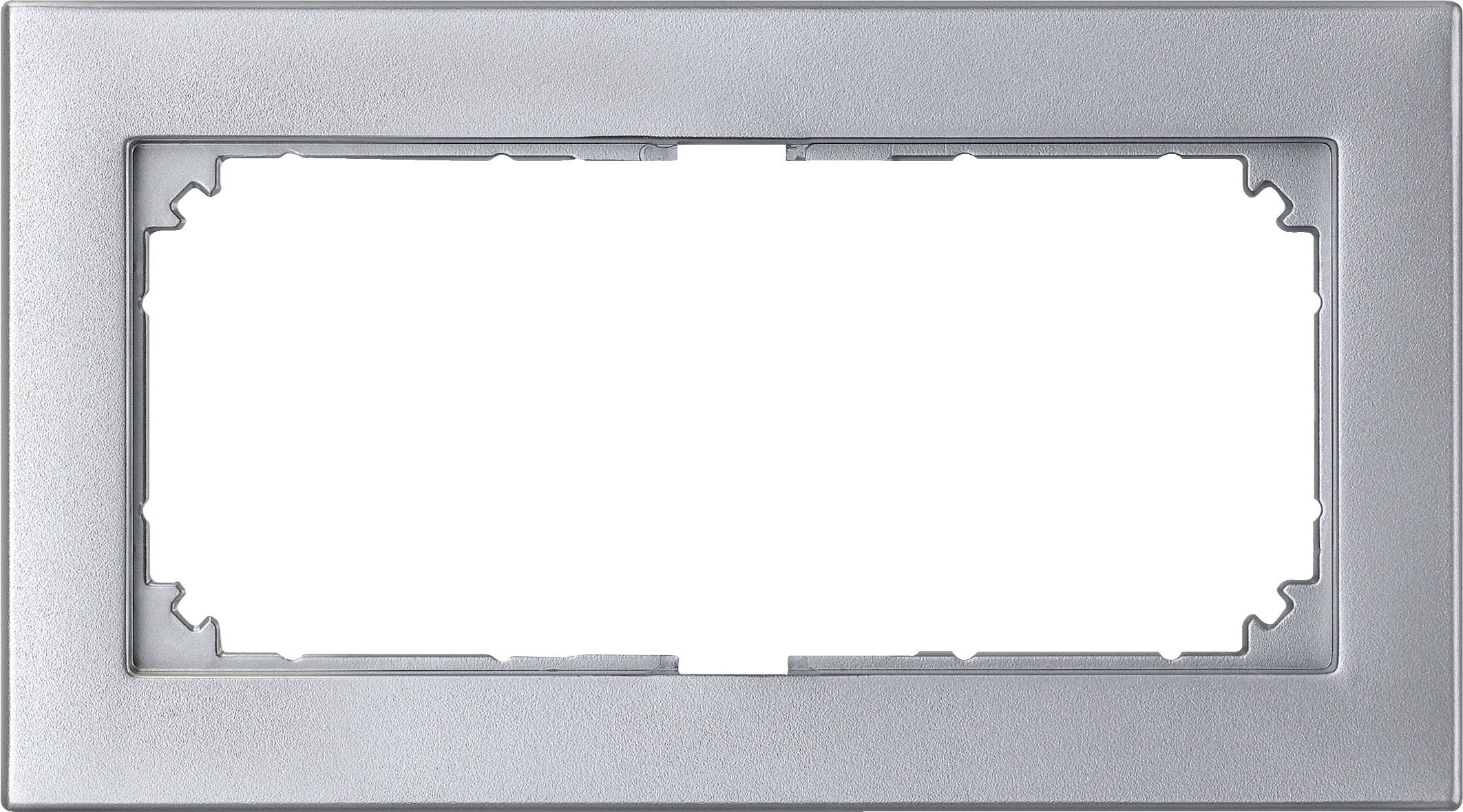 Merten Rahmen Abdeckung System M Aluminium 488860 1St.