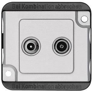 Merten Antennendose SAT Einzelanschlussdose
