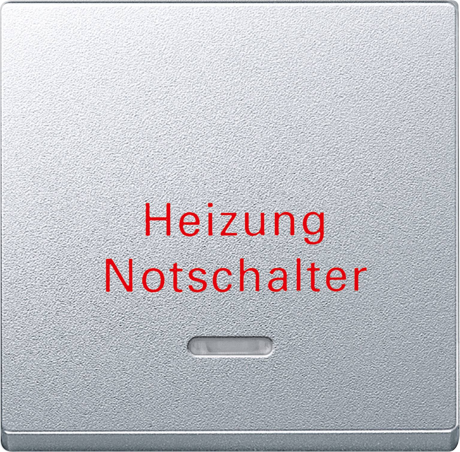 Merten Abdeckung Wechselschalter System M Aluminium 431860 1St.