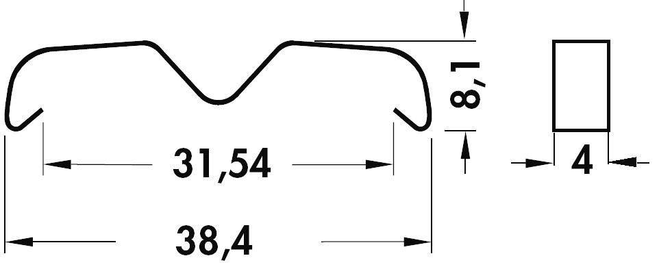 Fischer Elektronik 10093378 SK 104 25,4 STC-220 + THF 104 Strangkühlkörper 14 K/W (L x B x H) 34.9 x 25.4 x 12.7 mm TO-220