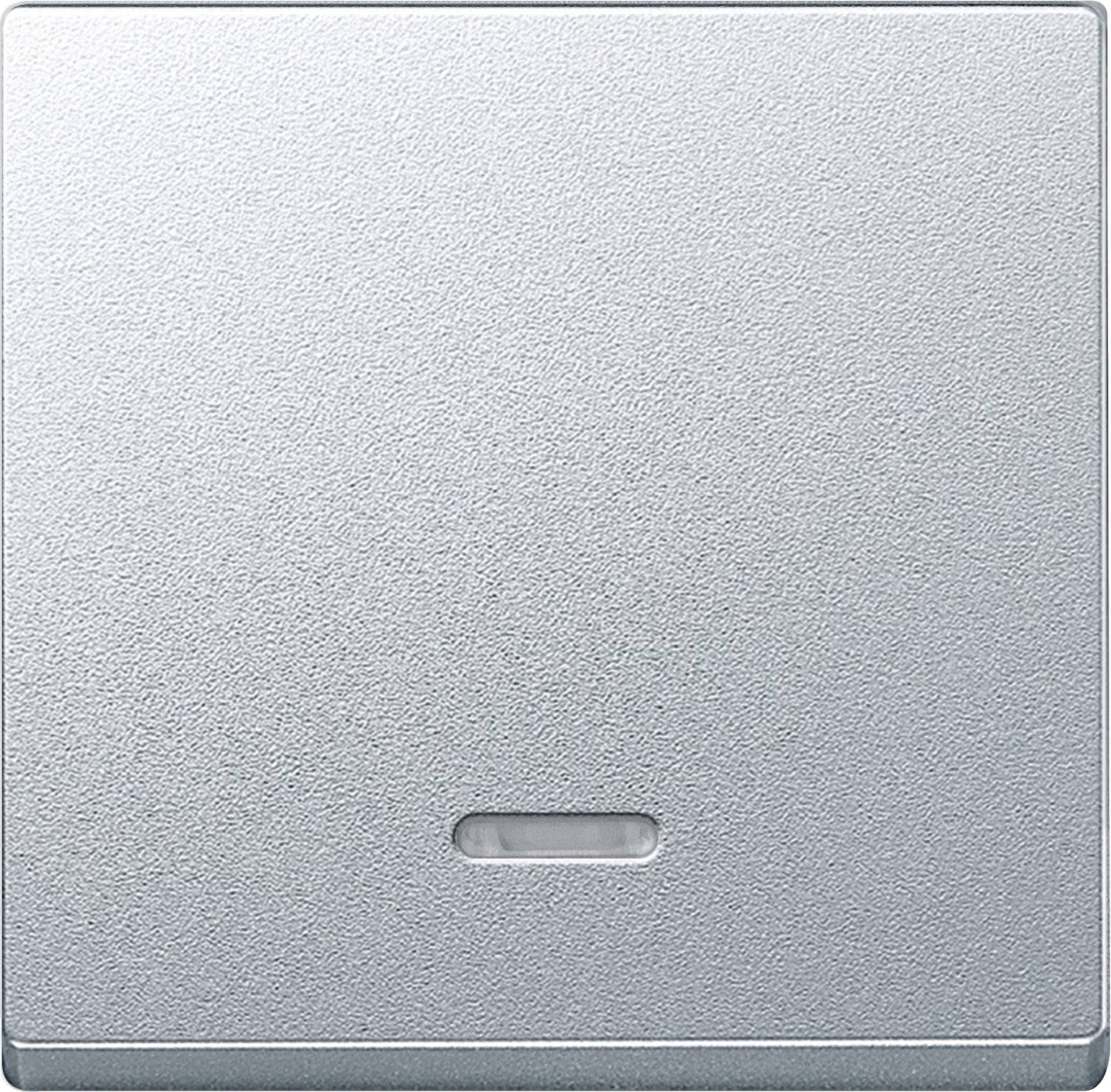 Merten Abdeckung Wechselschalter System M Aluminium 431060 1St.