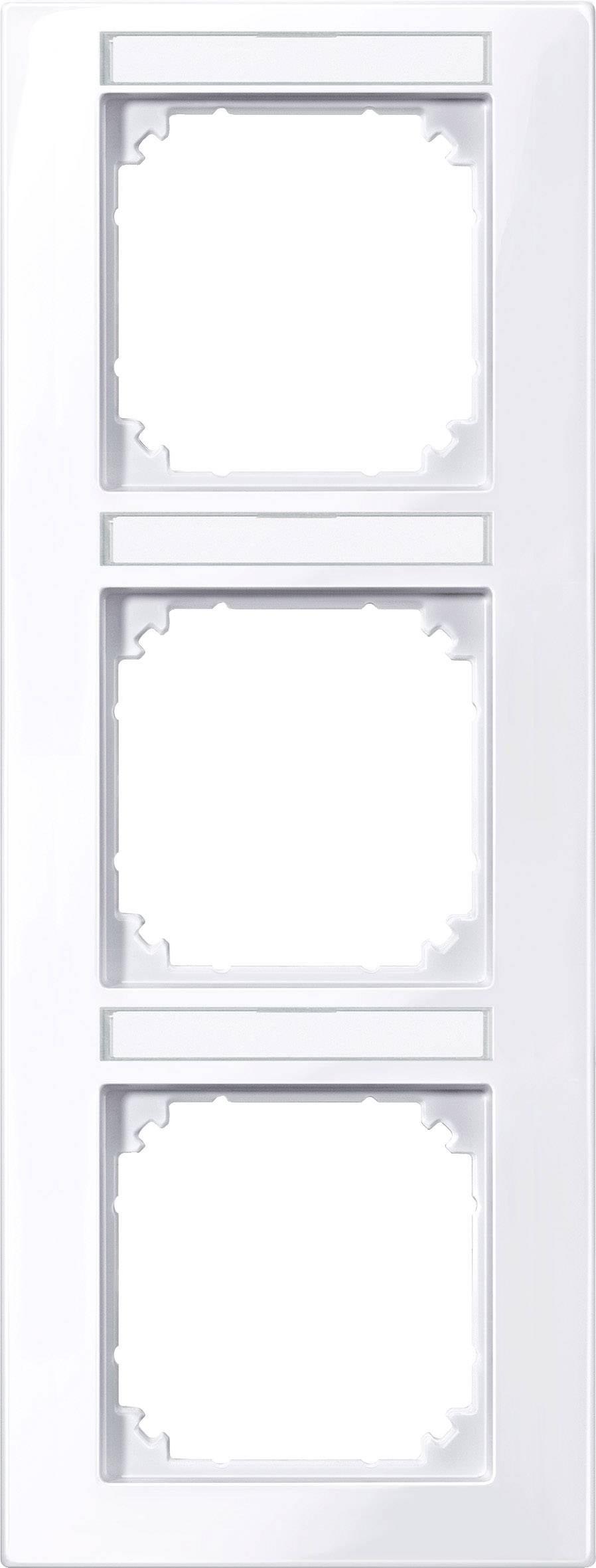 Merten Rahmen Abdeckung System M Weiß 513325 1St.