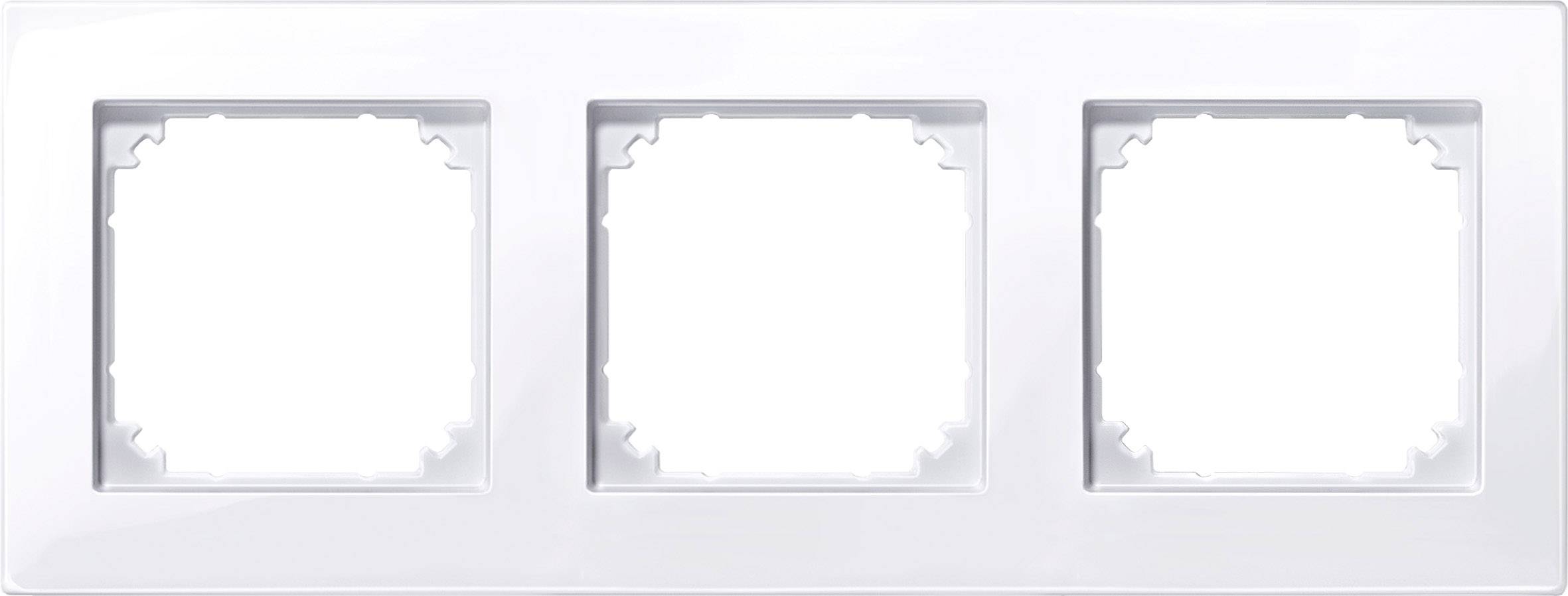 Merten Rahmen Abdeckung System M Weiß 515325 1 St.