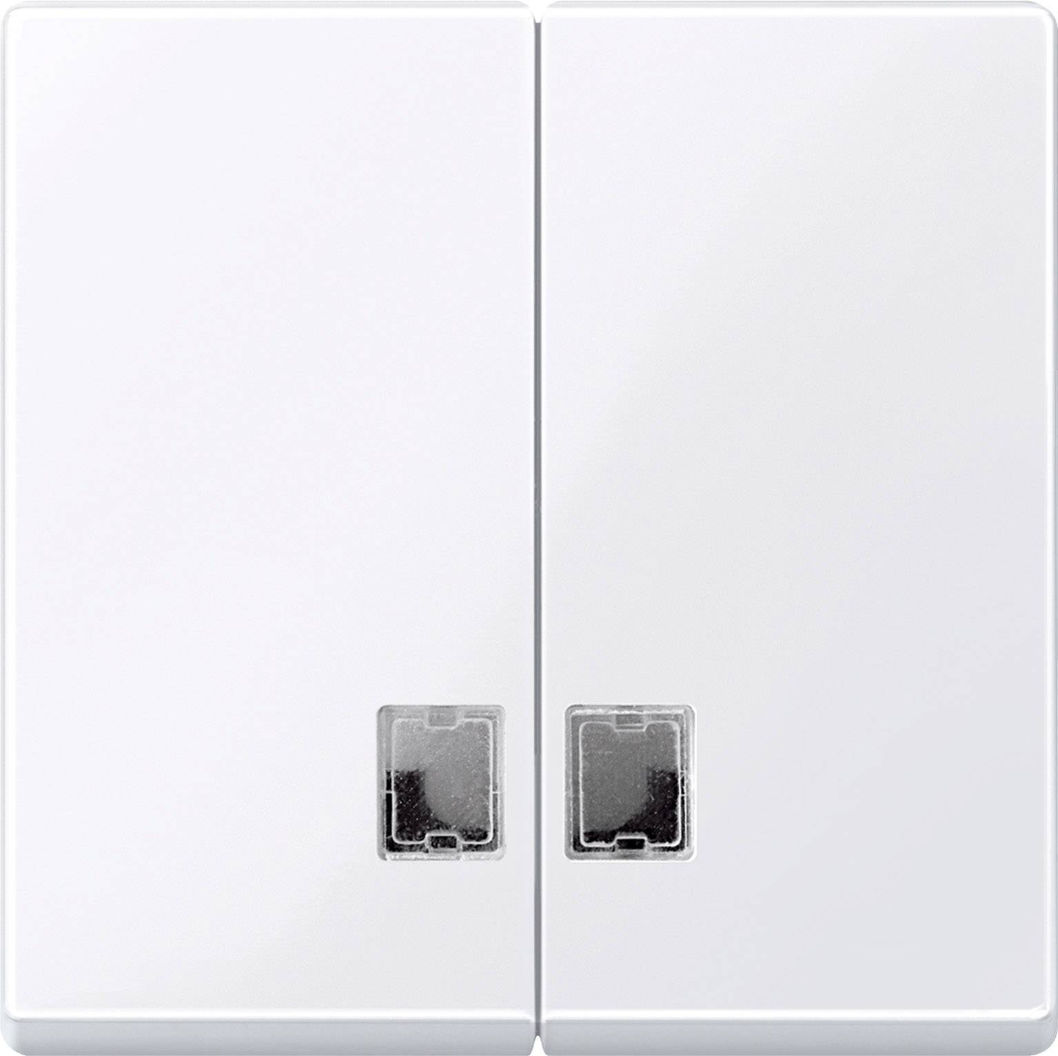 Merten Abdeckung Wechselschalter System M Weiß 438525 1St.