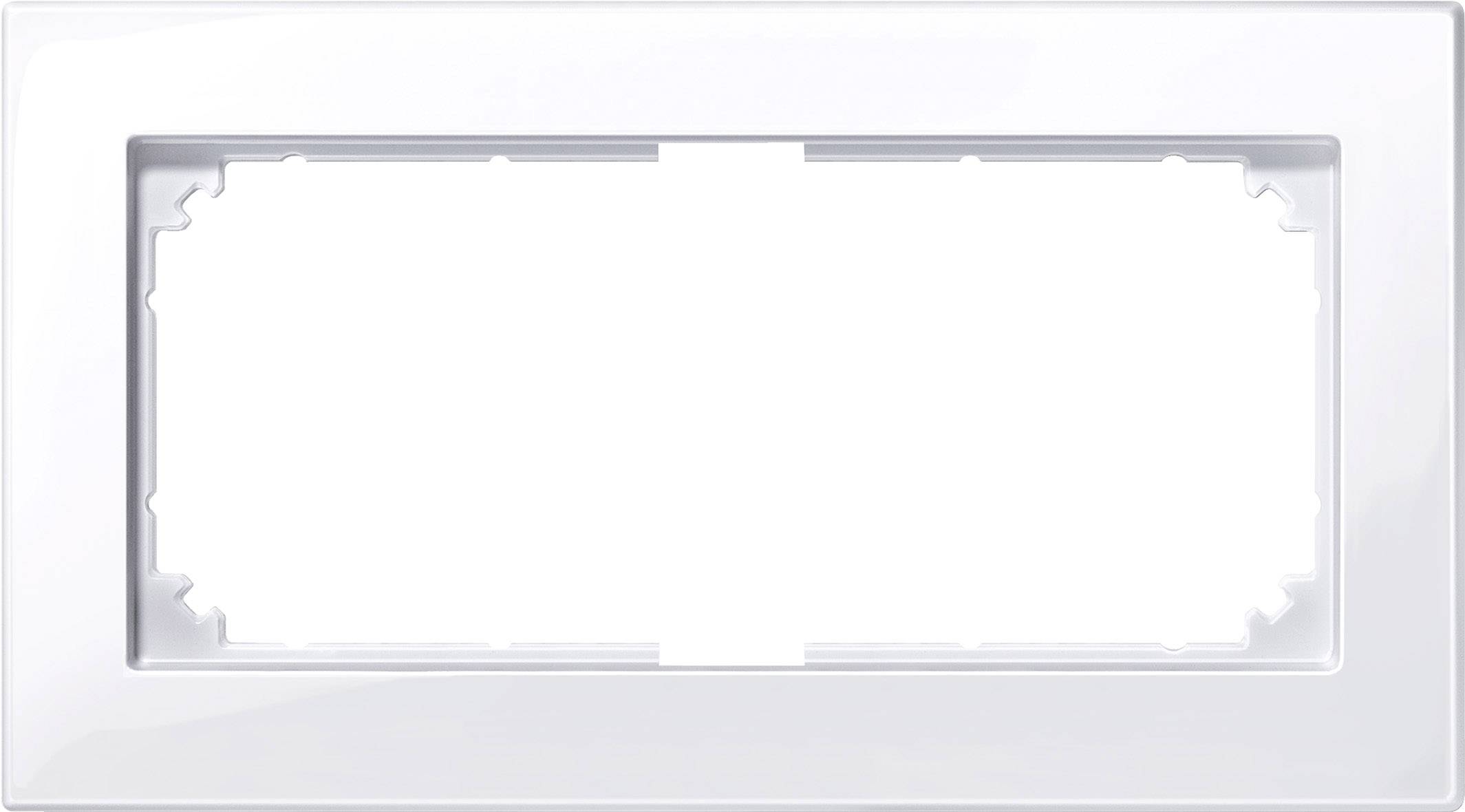 Merten Rahmen Abdeckung System M Weiß 515825 1St.