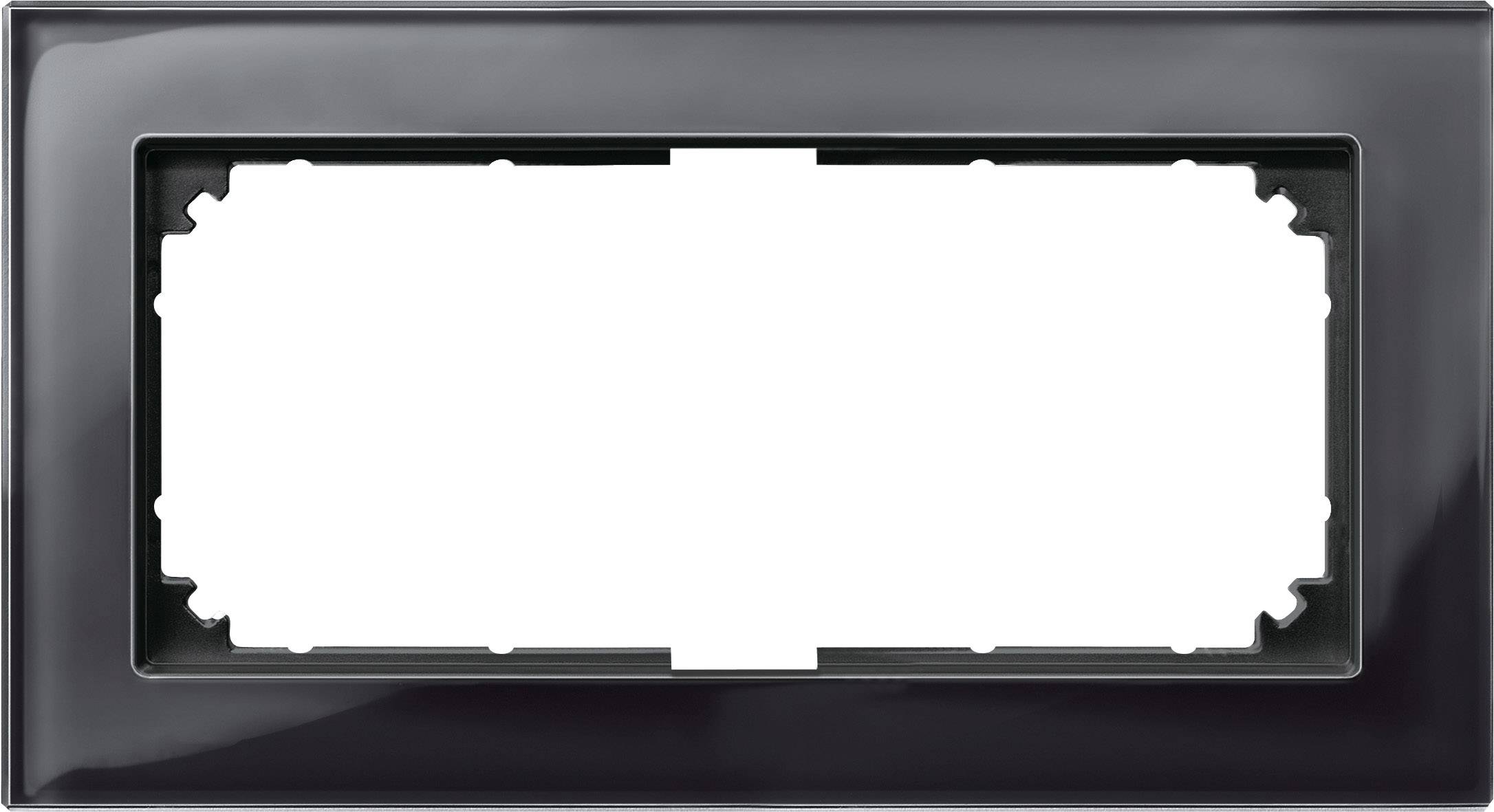 Merten Rahmen Abdeckung System M Onyxschwarz 487803 1St.