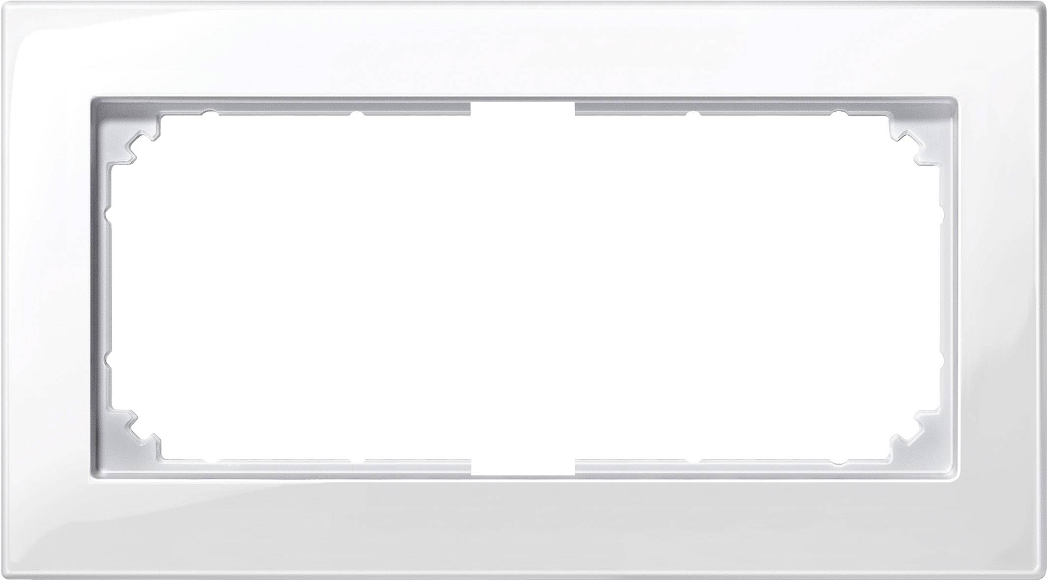 Merten Rahmen Abdeckung System M Polarweiß 515819 1St.