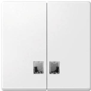 Merten Abdeckung Wechselschalter System M Polarweiß 437519 1St.