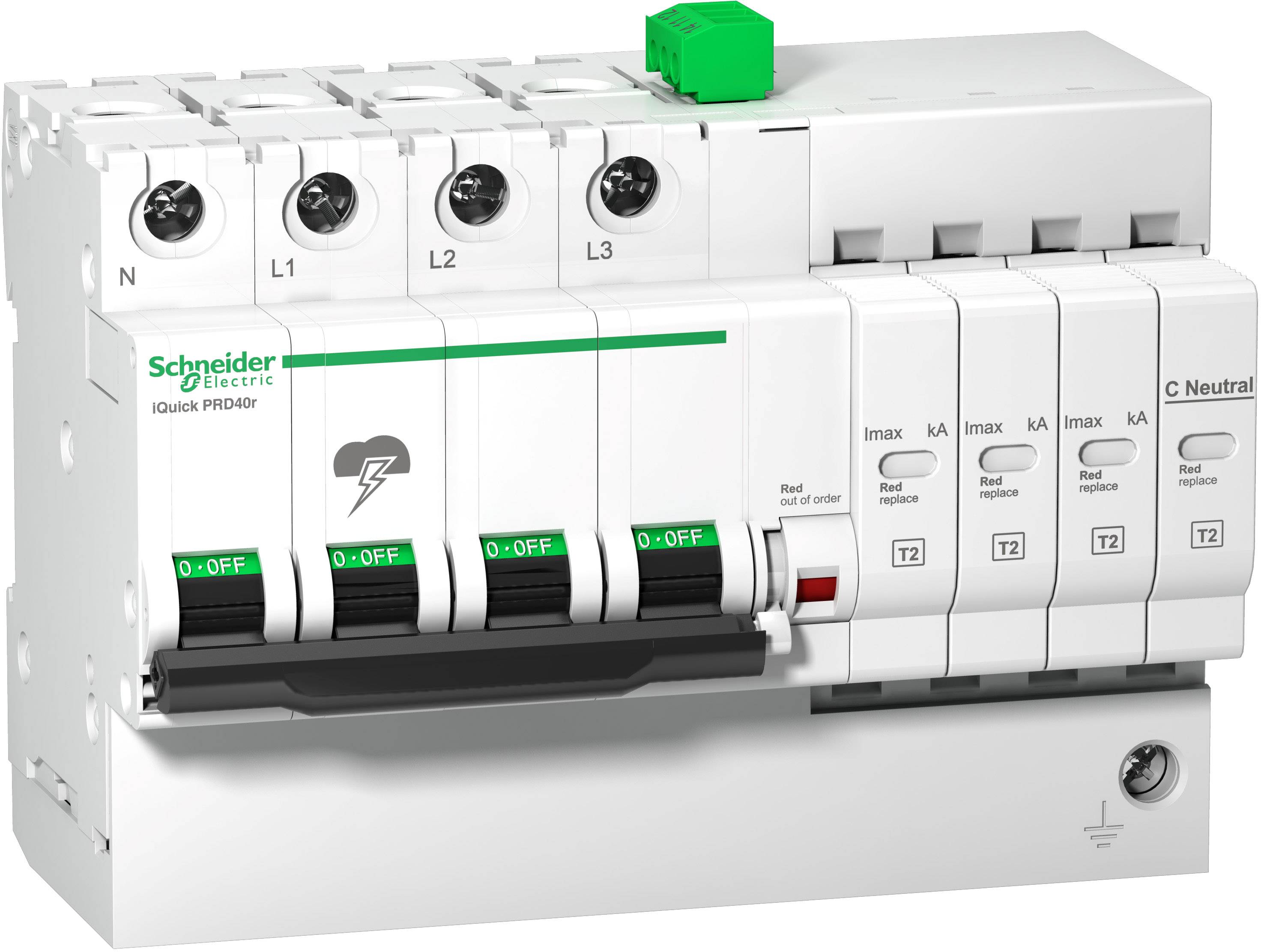 Elektrischer Leistungsschalter von Schneider Electric: iQuick PRD40r bietet Schutz und Kontrolle in elektrischen Panels.