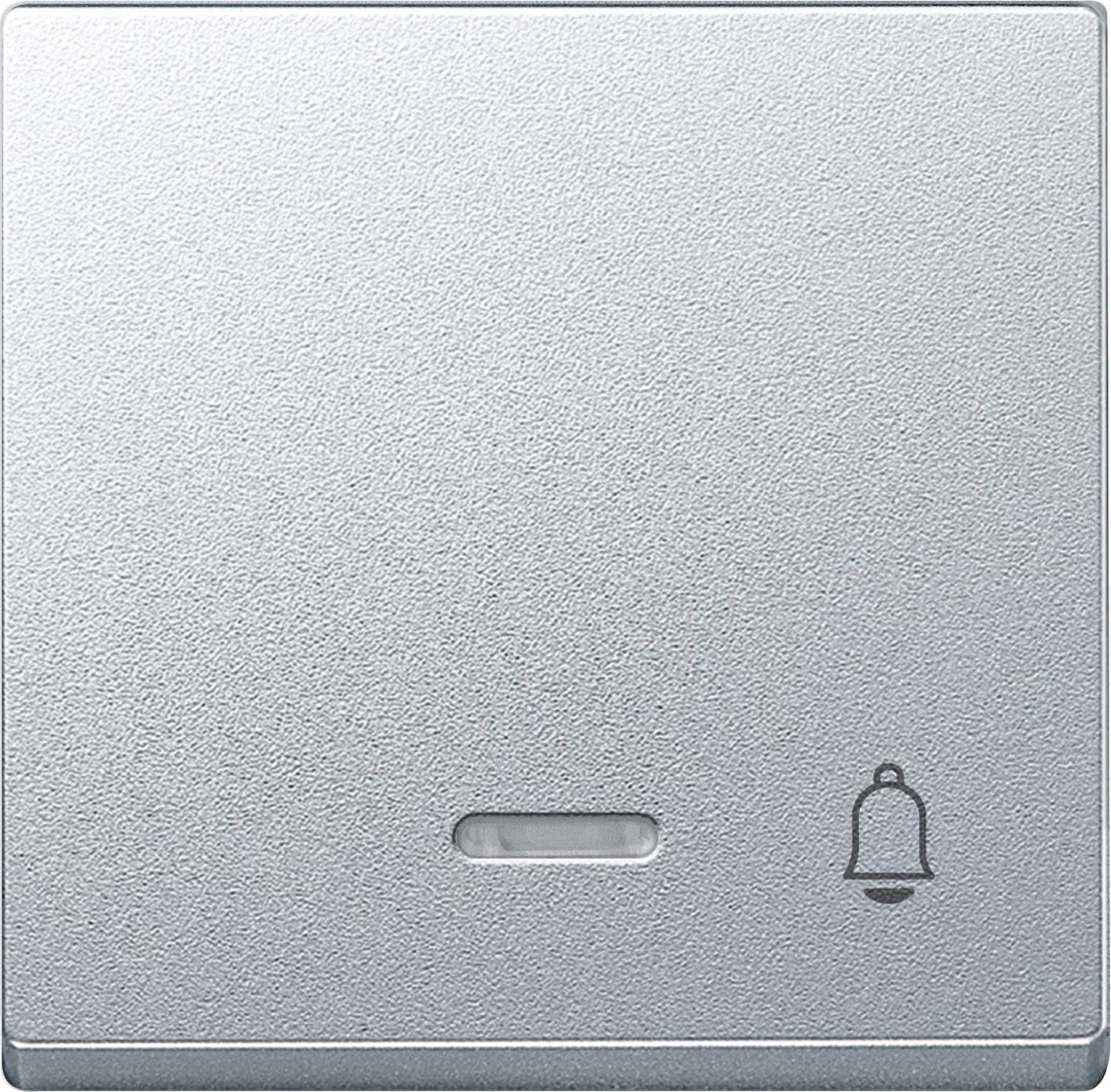 Merten Abdeckung Wechselschalter System M Aluminium 430860 1St.