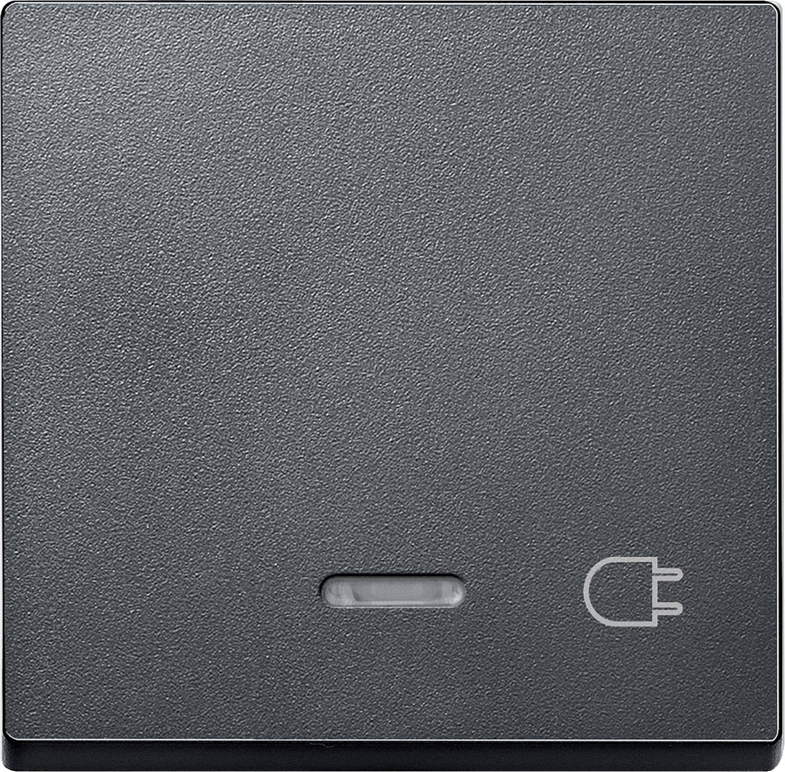 Merten Abdeckung Wechselschalter System M Anthrazit 431714 1St.