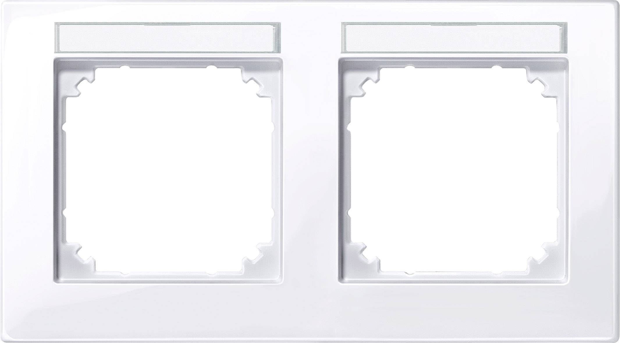 Merten Rahmen Abdeckung System M Weiß 514225 1St.