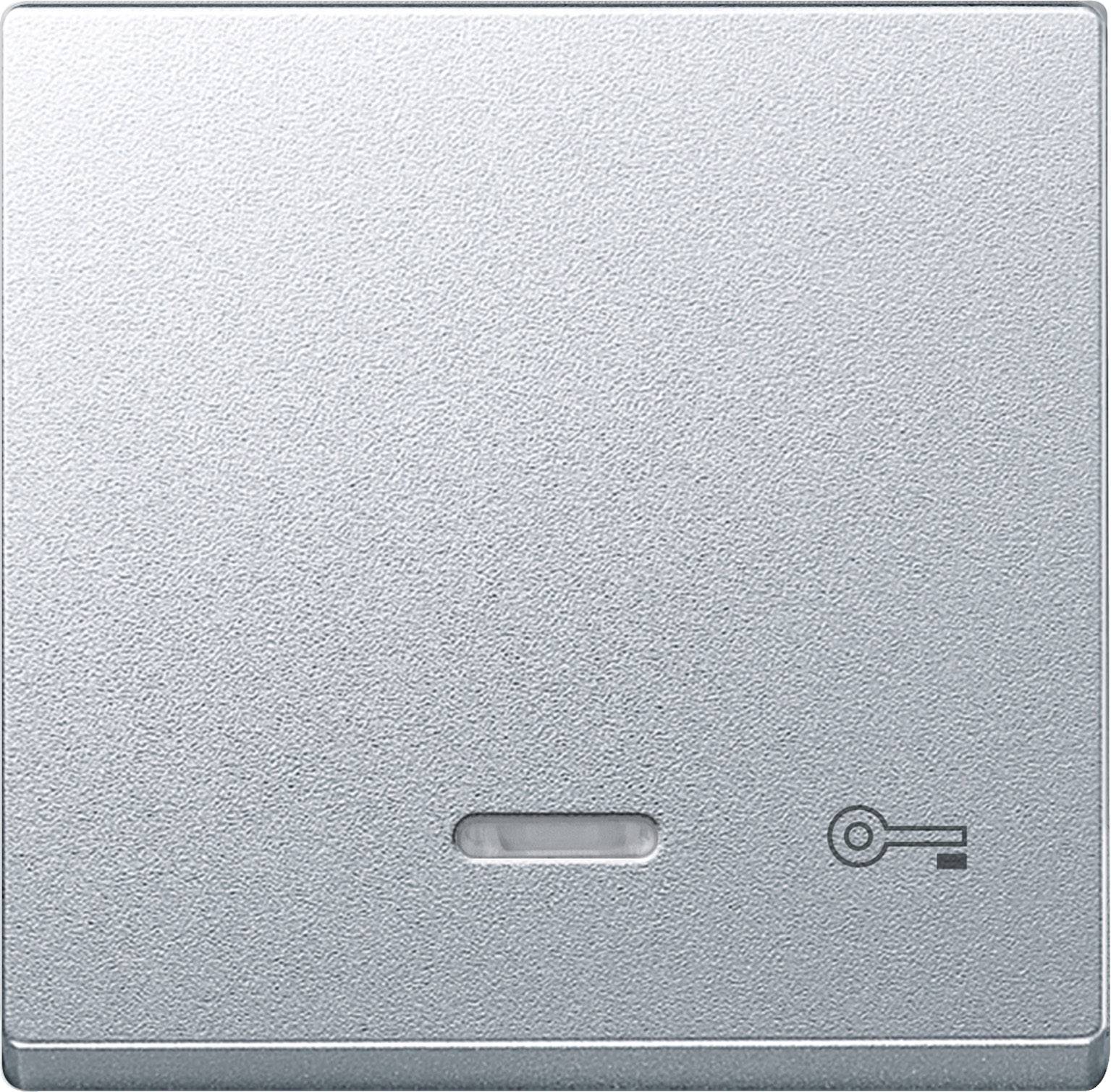 Merten Abdeckung Wechselschalter System M Aluminium 430760 1St.