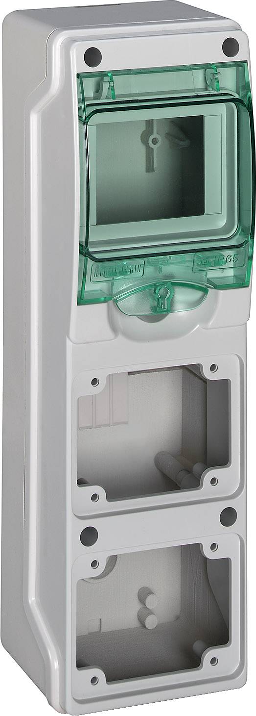 Schneider Electric 13176 13176 Kleinverteiler Oberflächenmontage Anzahl Teilungen = 4 Anzahl Reihen = 1