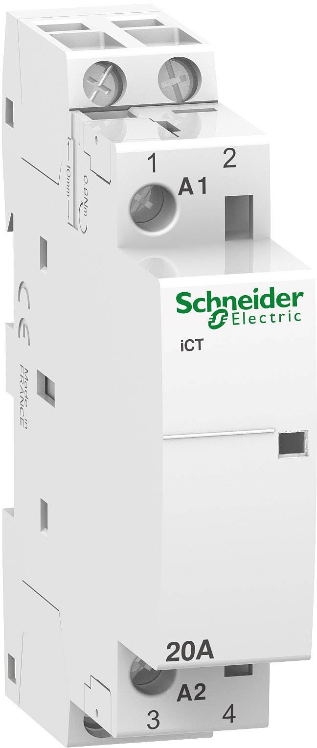 Schneider Electric A9C22722 Installationsschütz 2 Schließer 1.2W 250 V/AC 20A 1St.