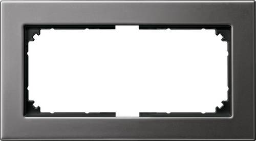 Merten Rahmen Abdeckung System M Rhodium-Grau 475814