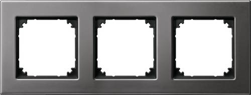 Merten Rahmen Abdeckung System M Rhodium-Grau 475314