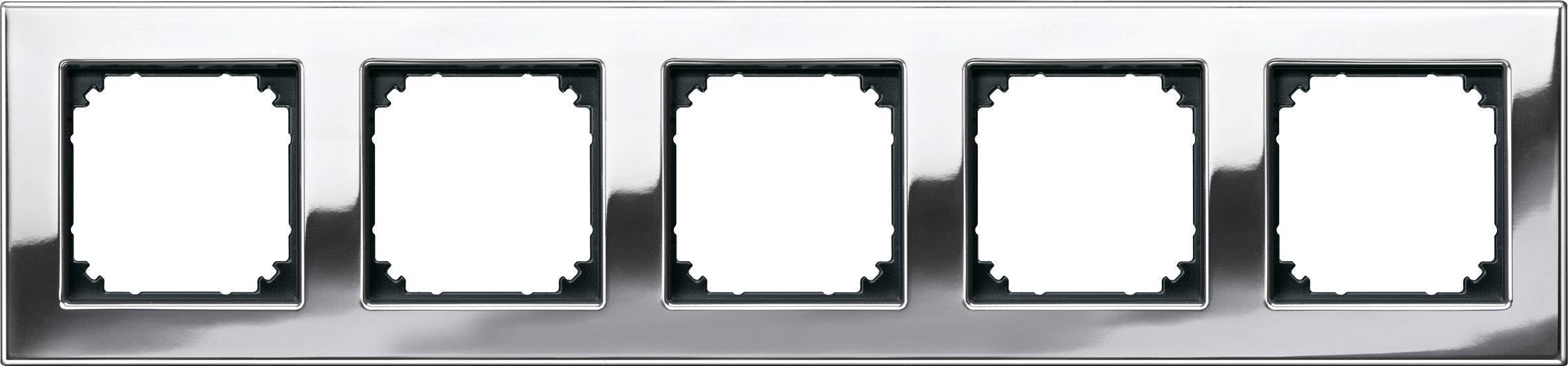 Merten Rahmen Abdeckung System M Chrom 475539 1St.
