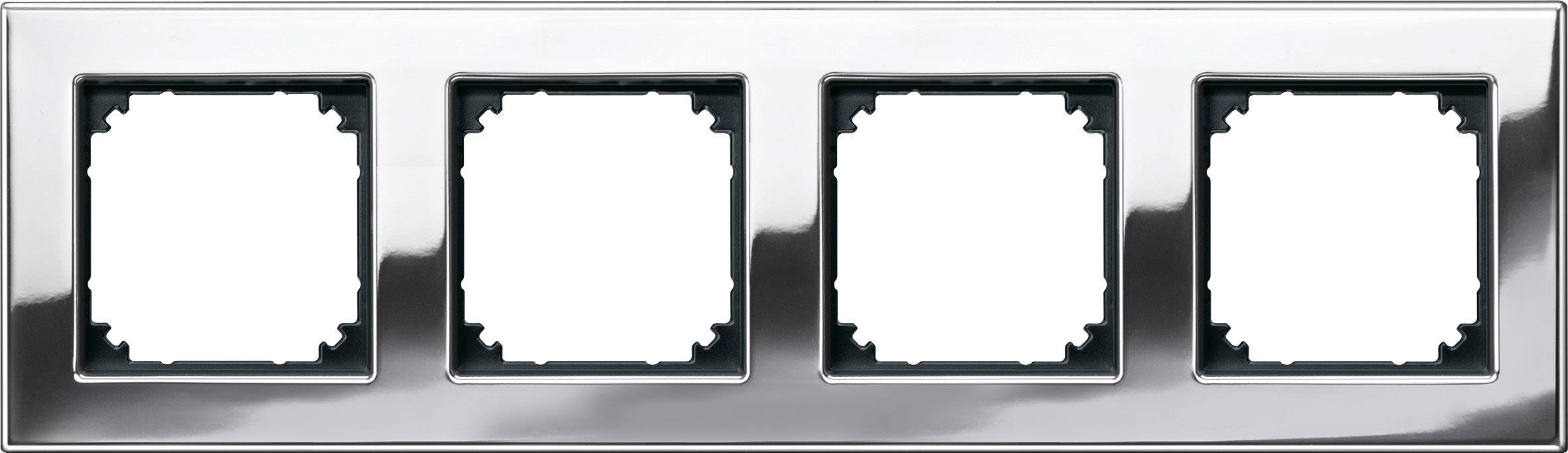 Merten Rahmen Abdeckung System M Chrom 475439 1St.