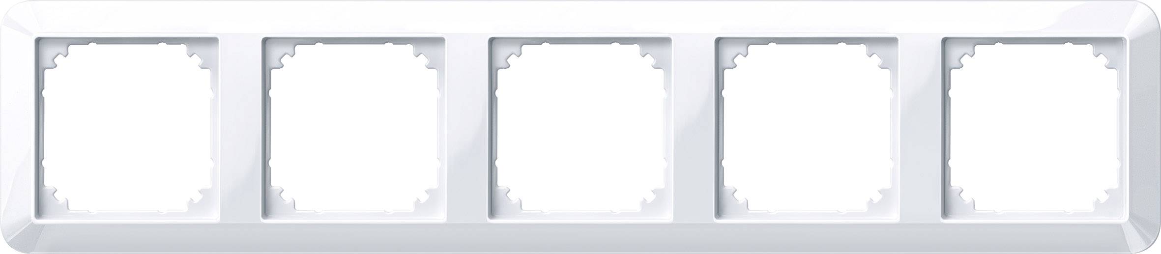 Merten Rahmen Abdeckung System M Weiß 389525 1 St.