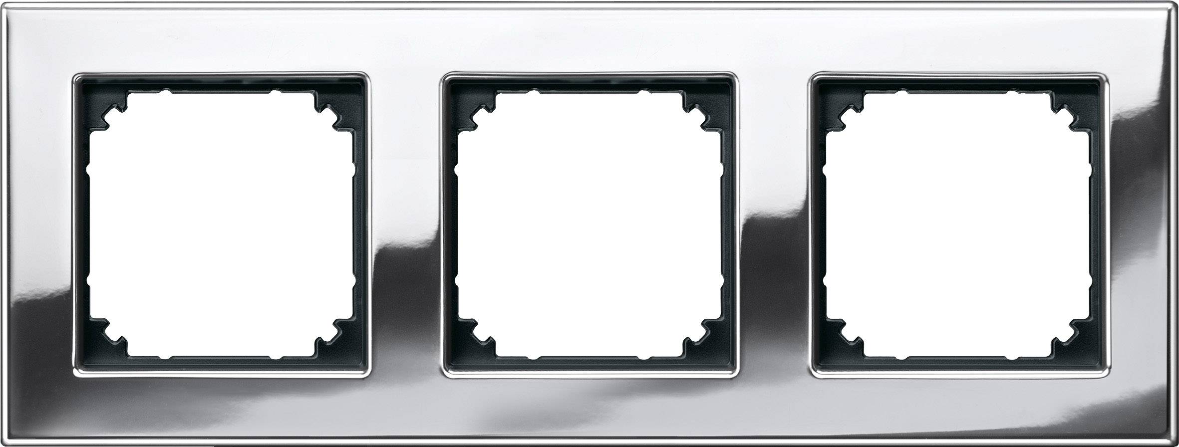 Merten Rahmen Abdeckung System M Chrom 475339 1St.