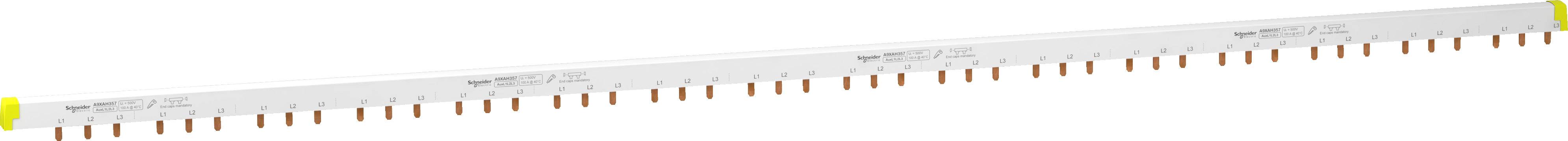 Eine lange LED-Leiste mit weißen und orangefarbenen Teilen, die zur Beleuchtung oder Dekoration verwendet werden kann.