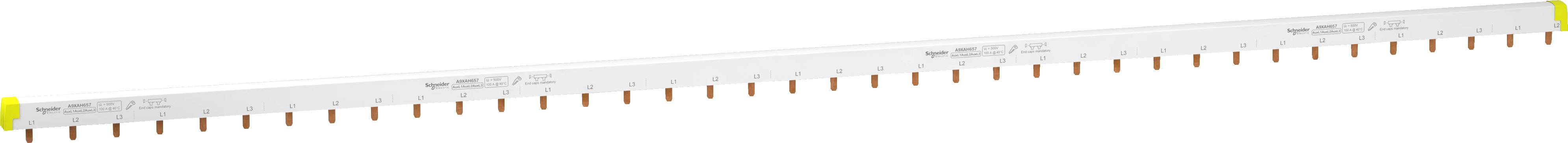 'Patchbox CAT6A Patchcatcher': Ein langer Streifen mit 24 nummerierten, kupferfarbenen Patchbuchsen.
