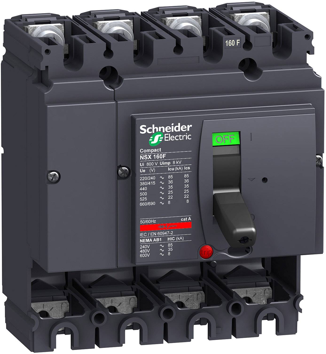 Schneider Electric LV430408 Leistungsschalter 1 St. Schaltspannung (max.): 415 V/AC (B x H x T) 140 x 161 x 86 mm