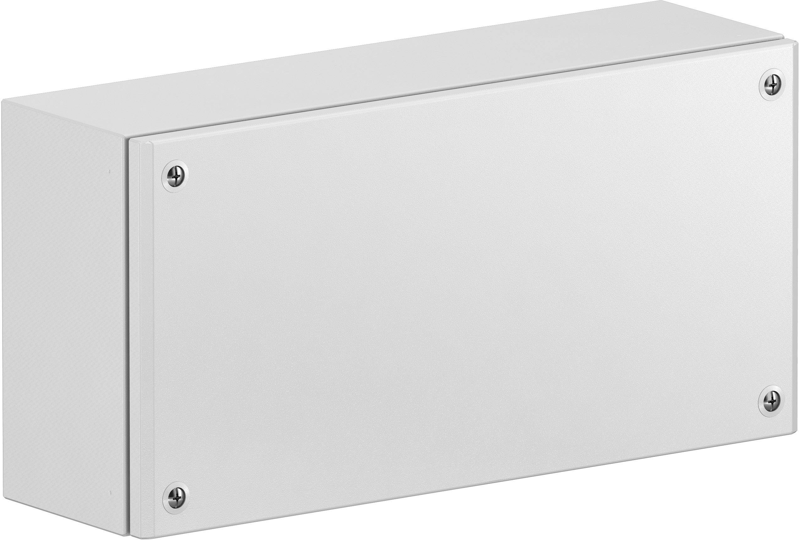 Schneider Electric NSYSBM15208 Gehäuse 200 x 150 x 80 Stahlblech Lichtgrau (RAL 7035) 1 St.