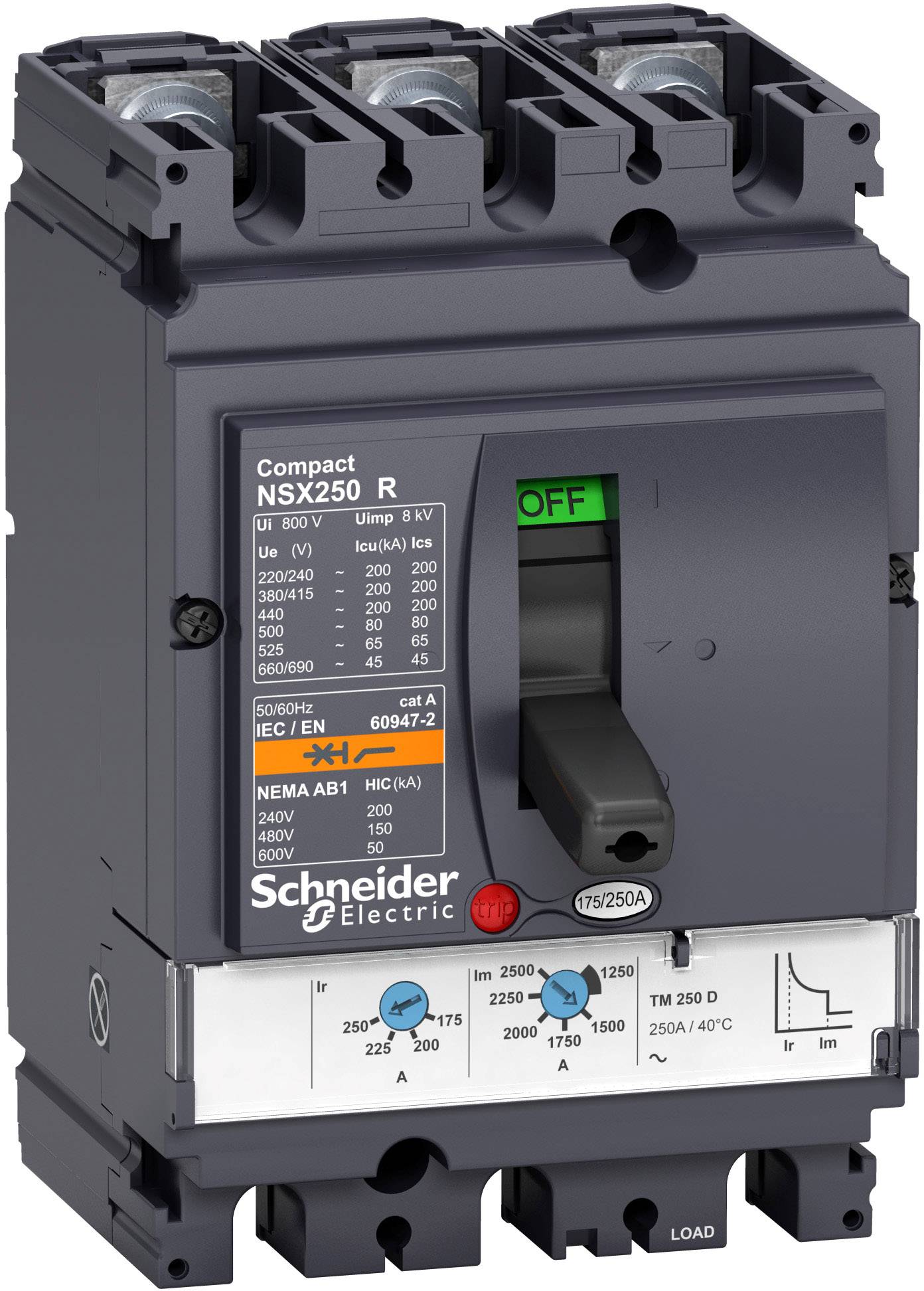 Schneider Electric LV433206 Leistungsschalter 1 St. Schaltspannung (max.): 690 V/AC (B x H x T) 105 x 161 x 86 mm