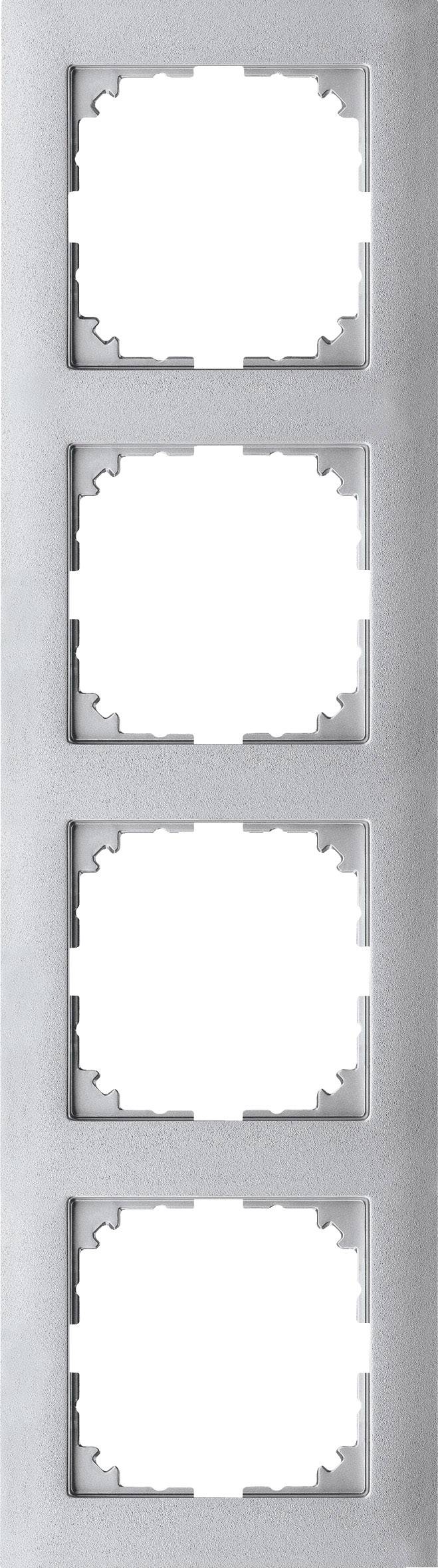Merten Rahmen Abdeckung System M Aluminium MEG4040-3660 1St.