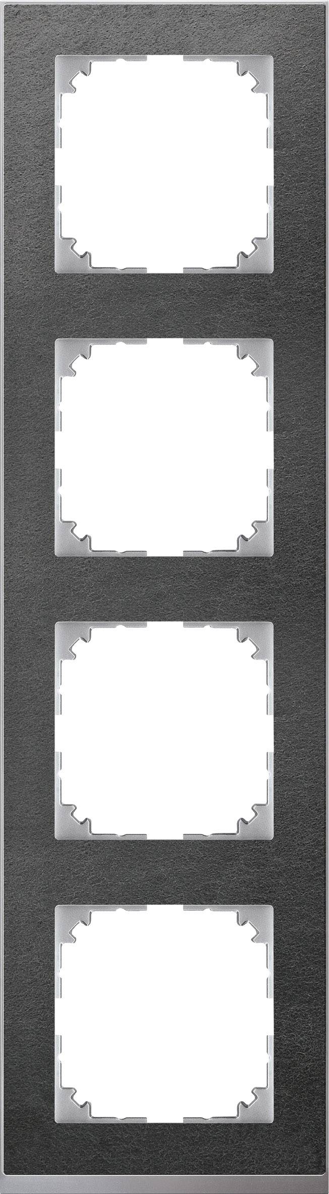 Merten Rahmen Abdeckung System M Schiefer MEG4040-3669 1 St.