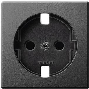 Merten Abdeckung Schutzkontakt-Steckdose Anthrazit MEG2330-0414 1 St.
