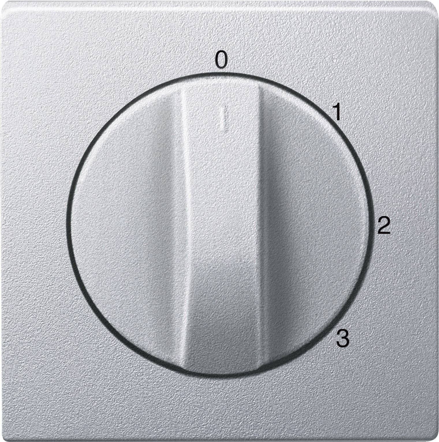 Merten Abdeckung System M Aluminium 437360 1St.