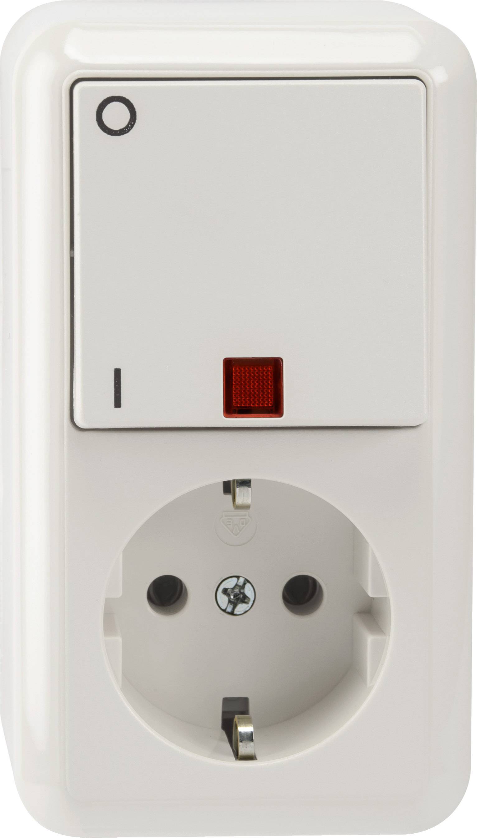 Merten Komplett Schalter/Steckdosen Kombination Polarweiß MEG3499-8719 1 St.