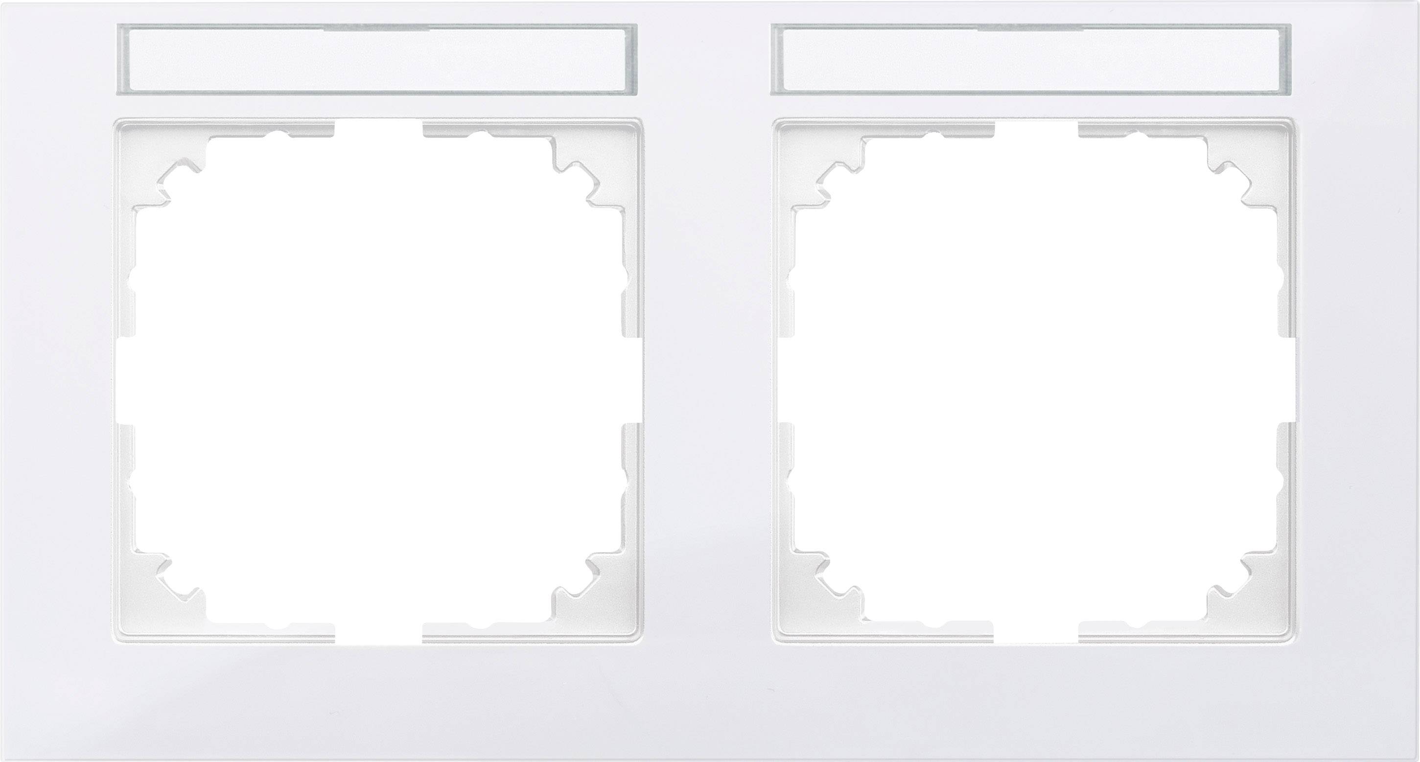 Merten Rahmen Abdeckung System M Polarweiß MEG4021-3619 1St.