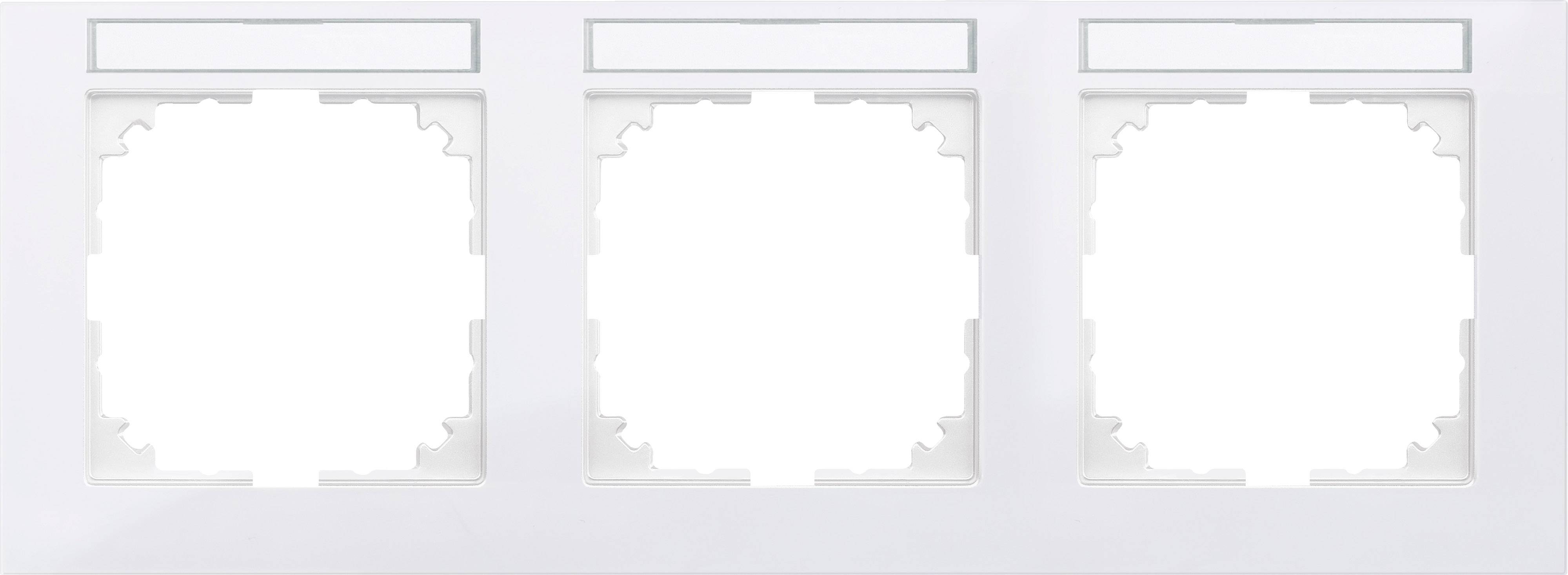 Merten Rahmen Abdeckung System M Polarweiß MEG4031-3619 1St.