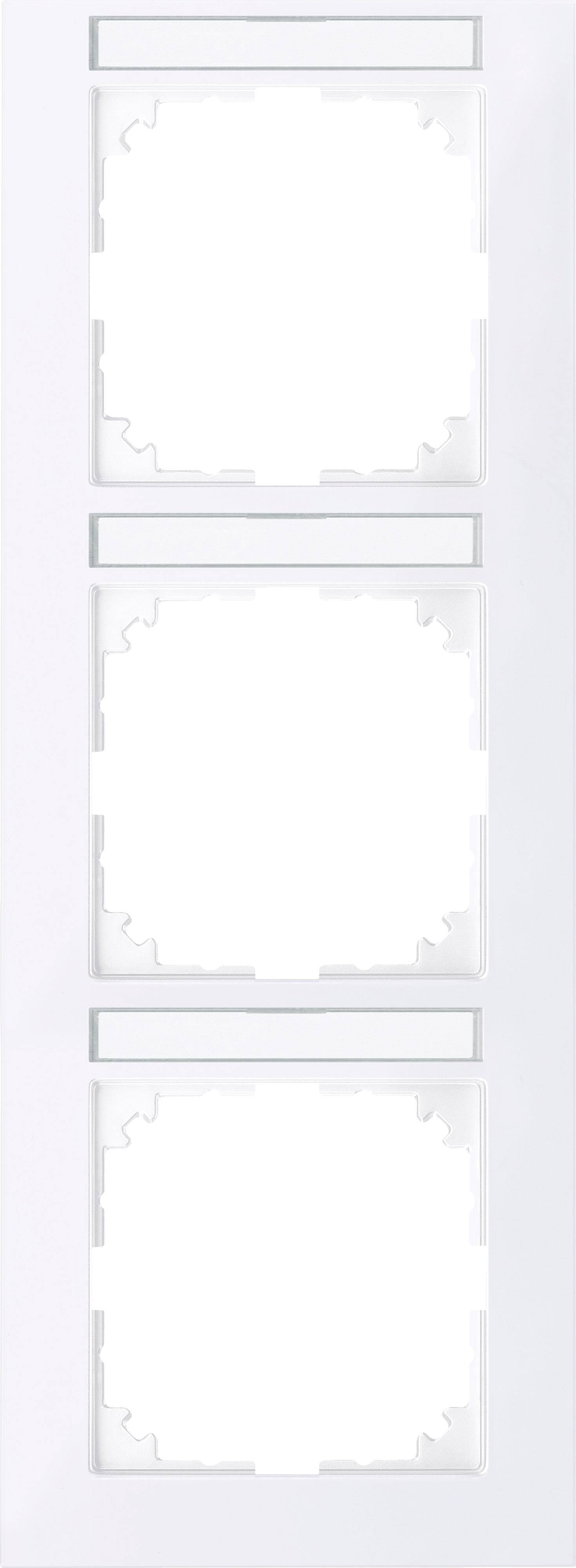 Merten Rahmen Abdeckung System M Weiß MEG4032-3625 1St.