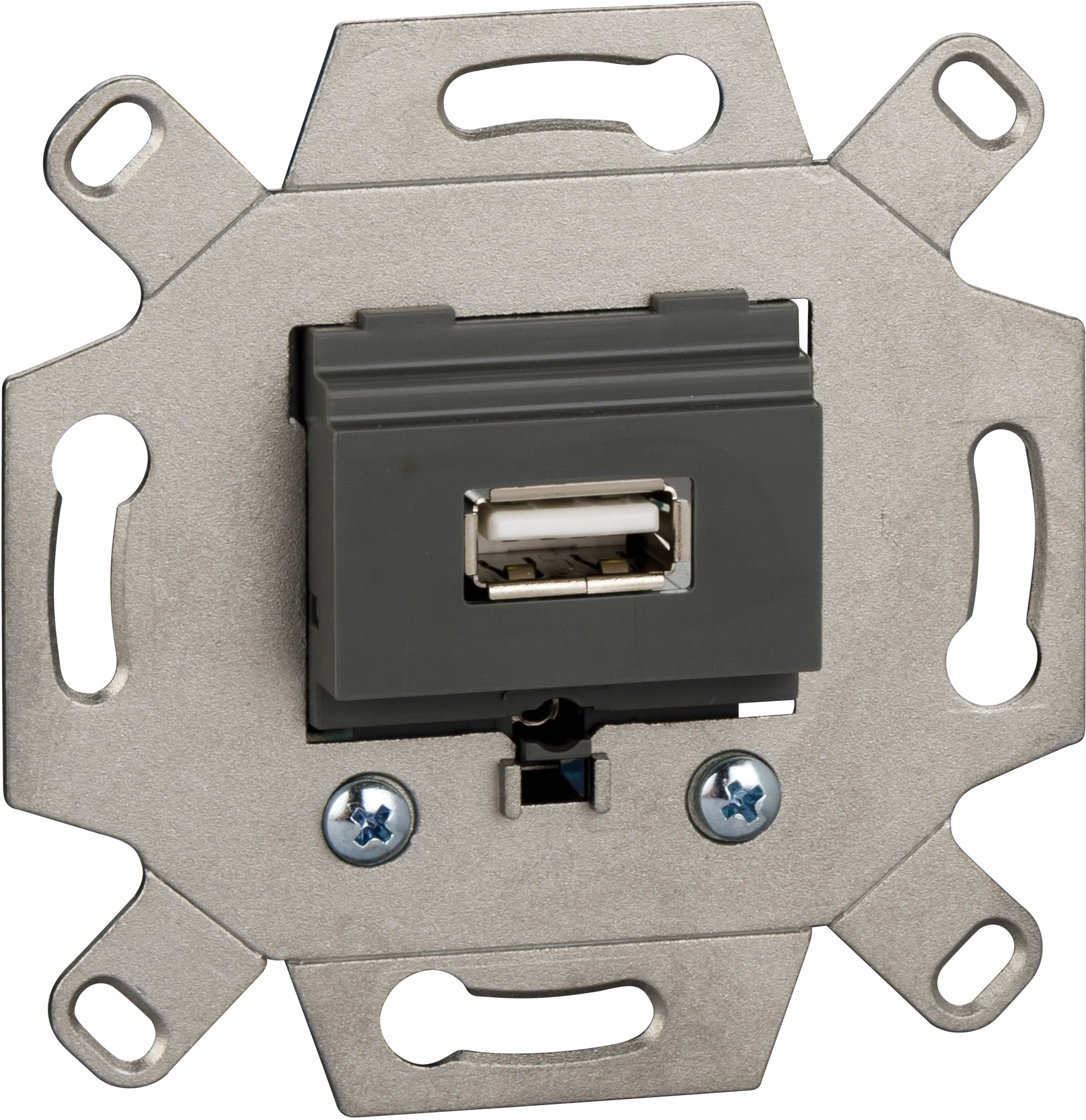 Merten Einsatz USB-Steckdose Maus-Grau MEG4581-0000 1St.