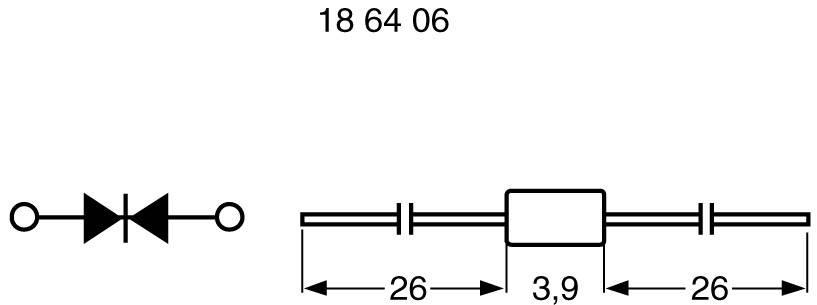 STMicroelectronics DB3 = D30 = ER900 Thyristor (SCR) - DIAC DO-35 50 µA 32V