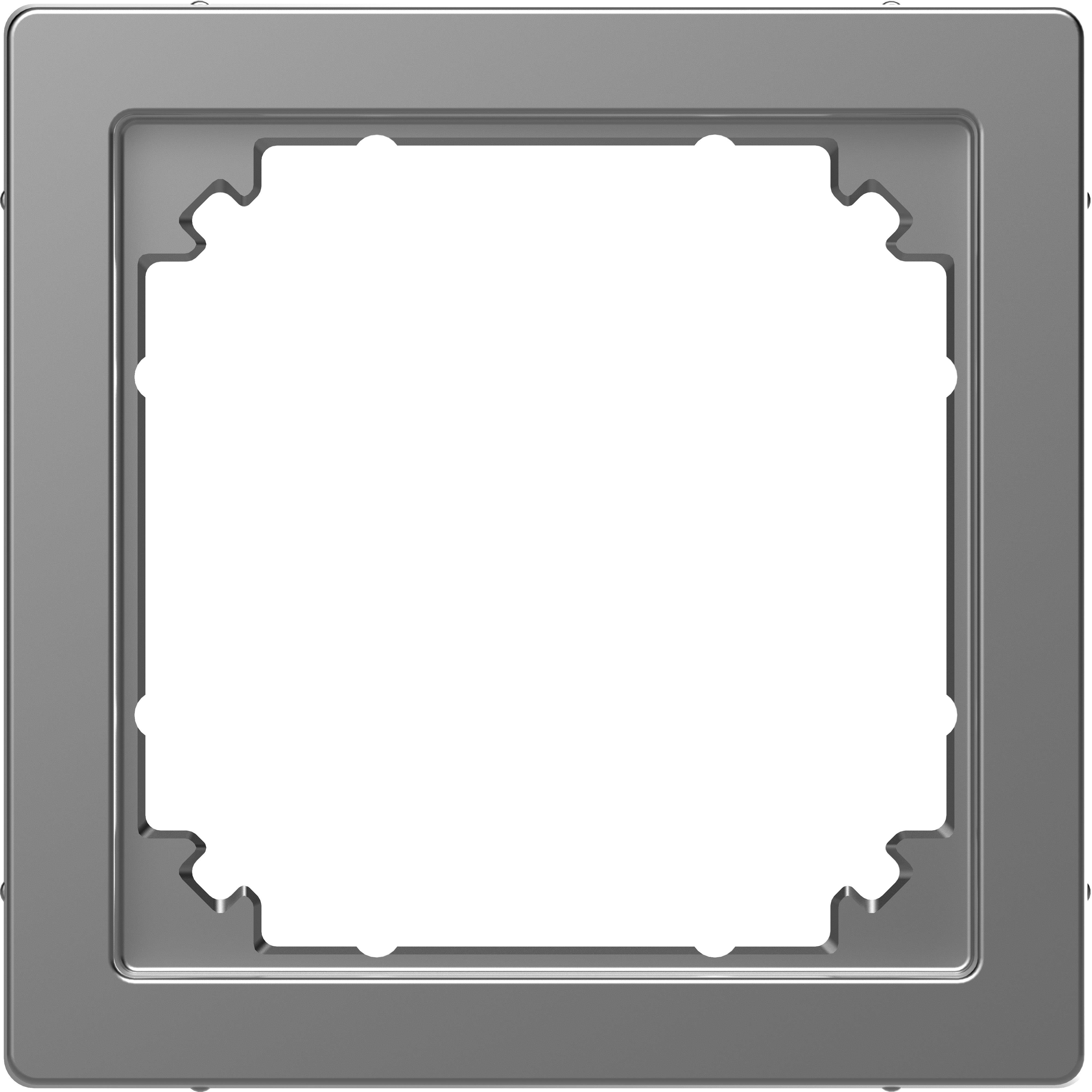 Merten Zwischenrahmen System Design Edelstahl MEG4080-6036 1St.