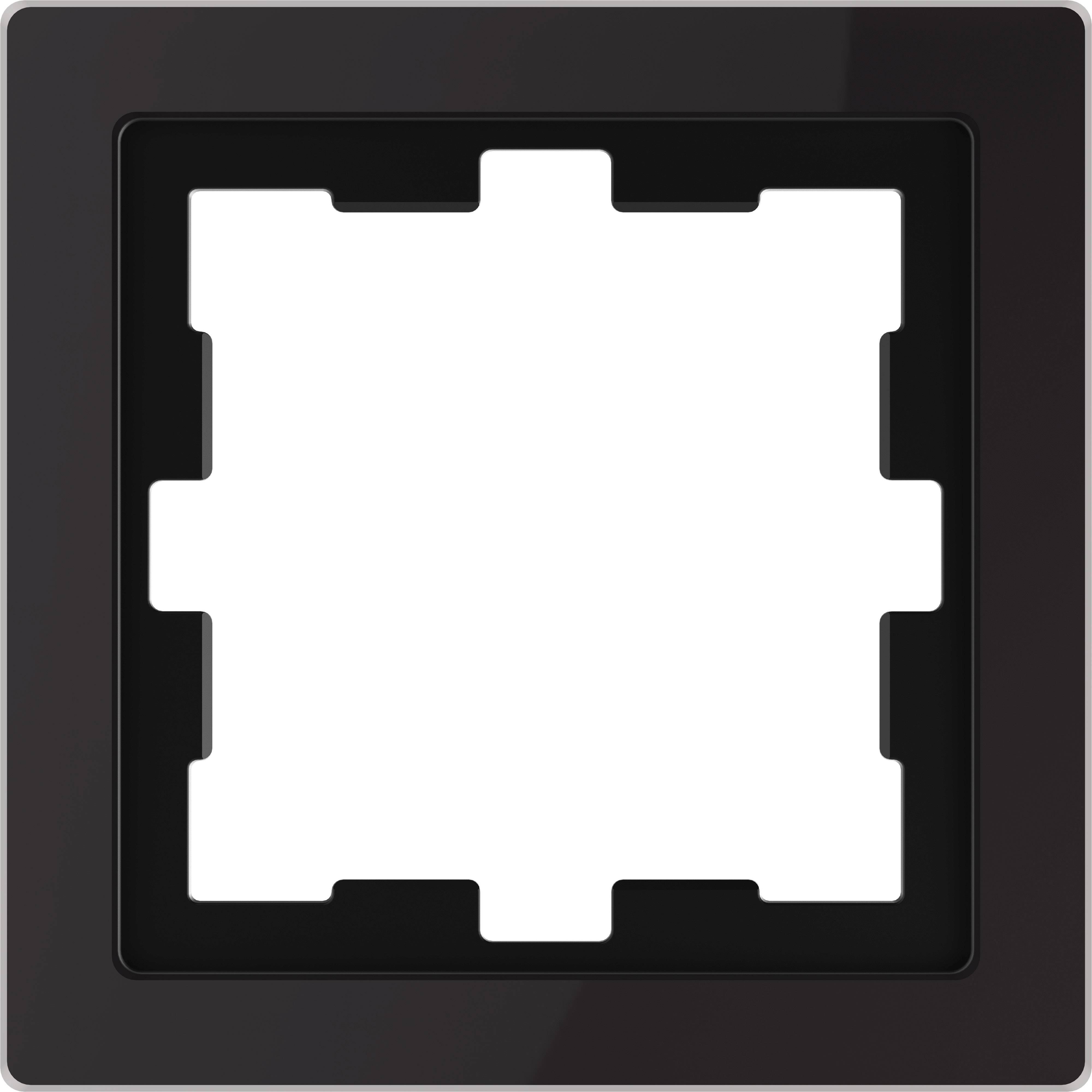 Merten Rahmen Abdeckung System Design Onyxschwarz MEG4010-6503 1 St.