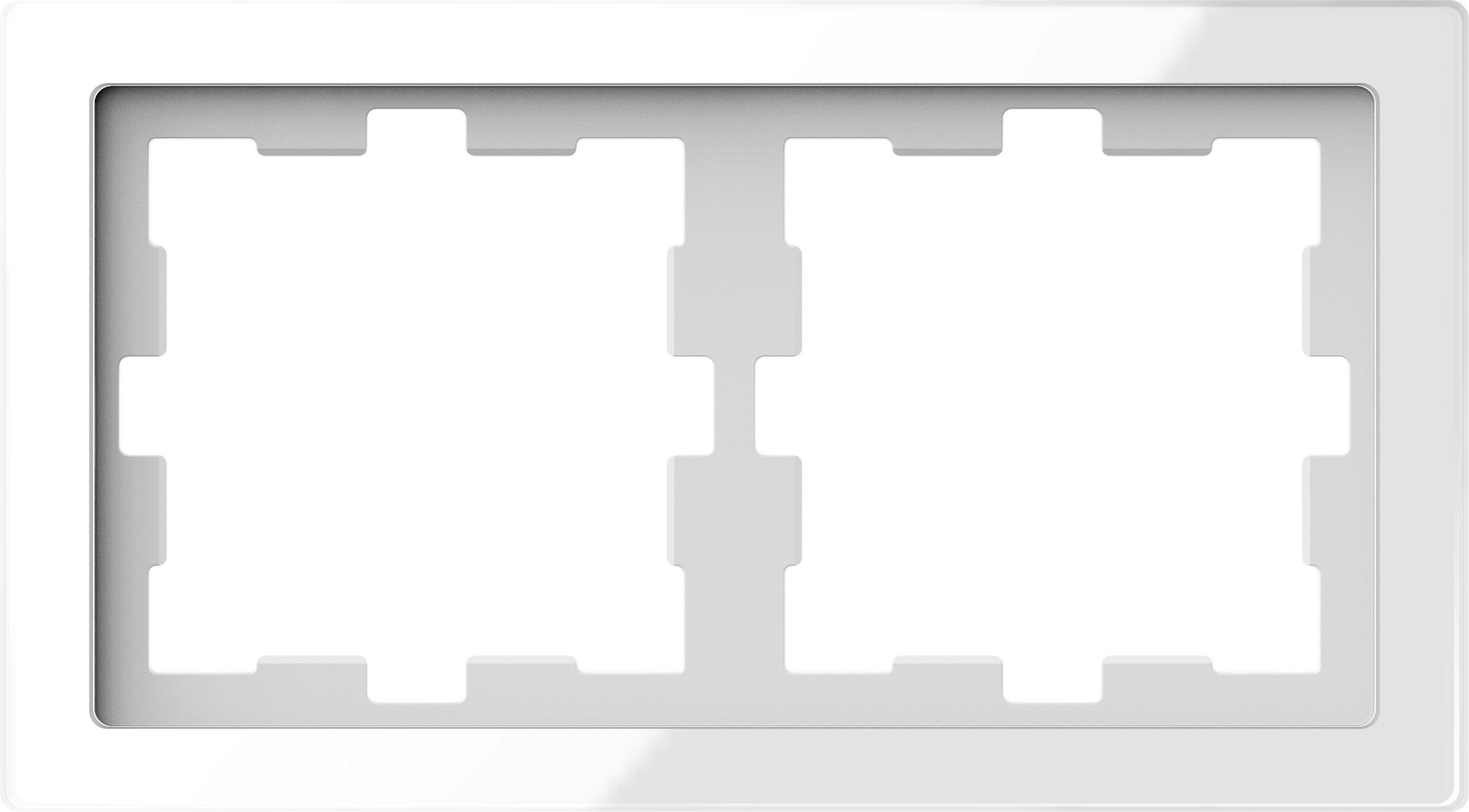 Merten Rahmen Abdeckung System Design Weiß MEG4020-6520 1 St.