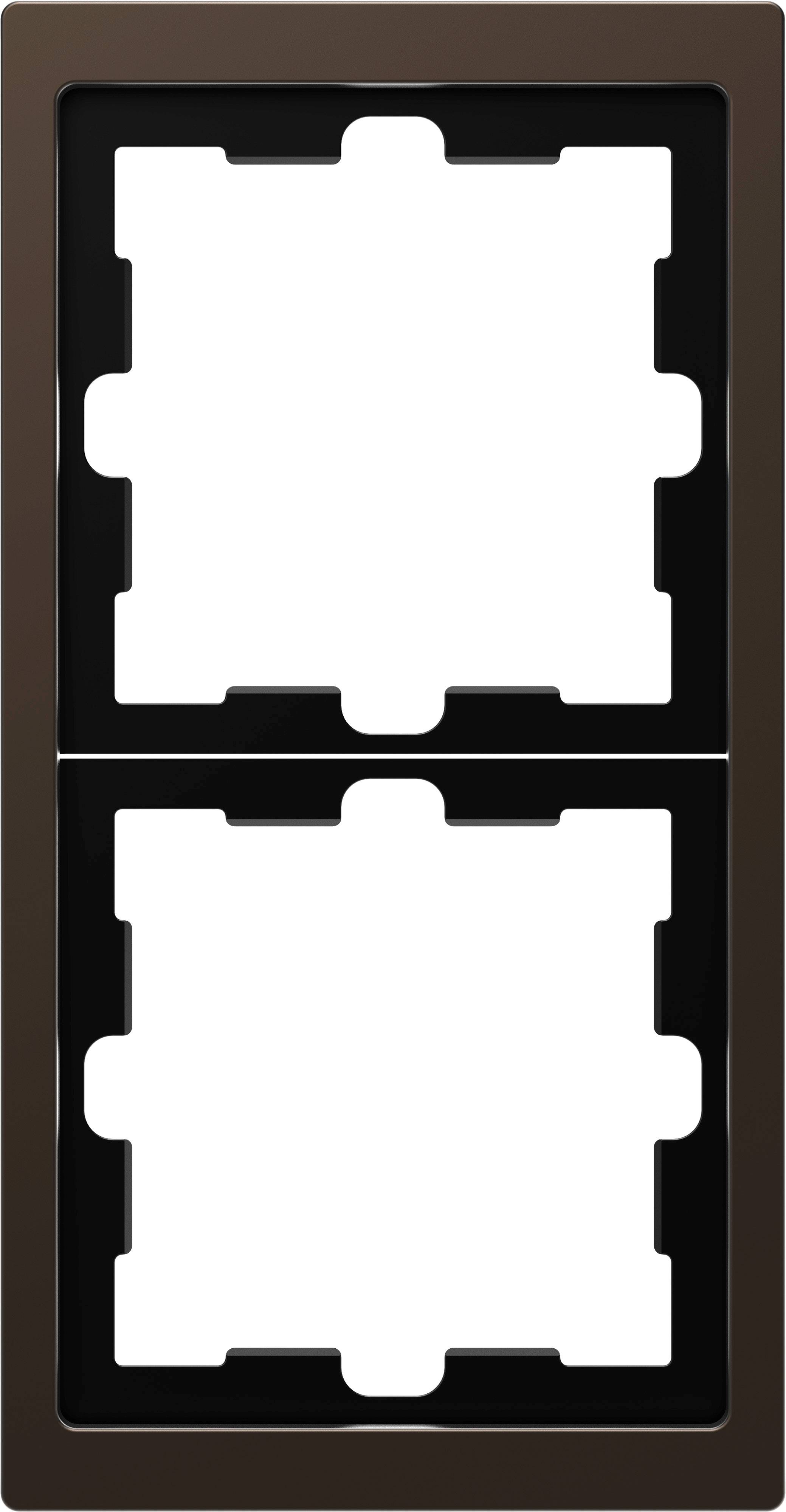 Merten Rahmen Abdeckung System Design Mocca MEG4020-6552 1St.