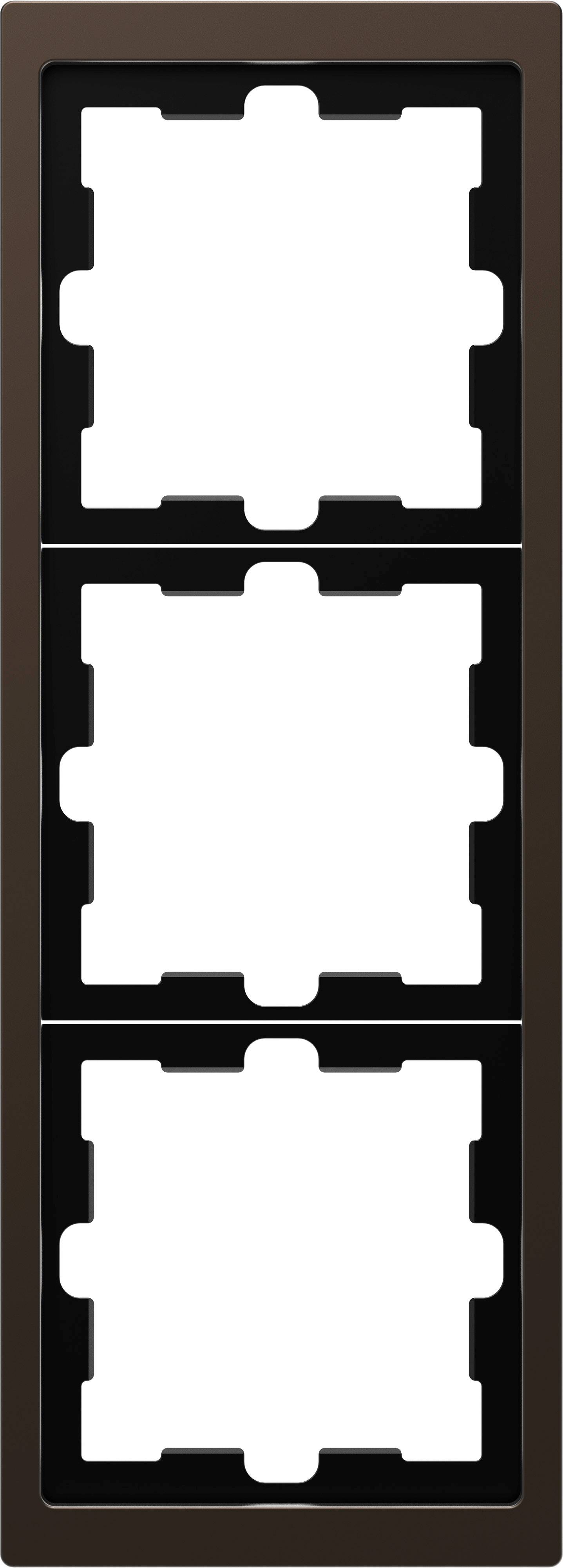 Merten Rahmen Abdeckung System Design Mocca MEG4030-6552 1St.