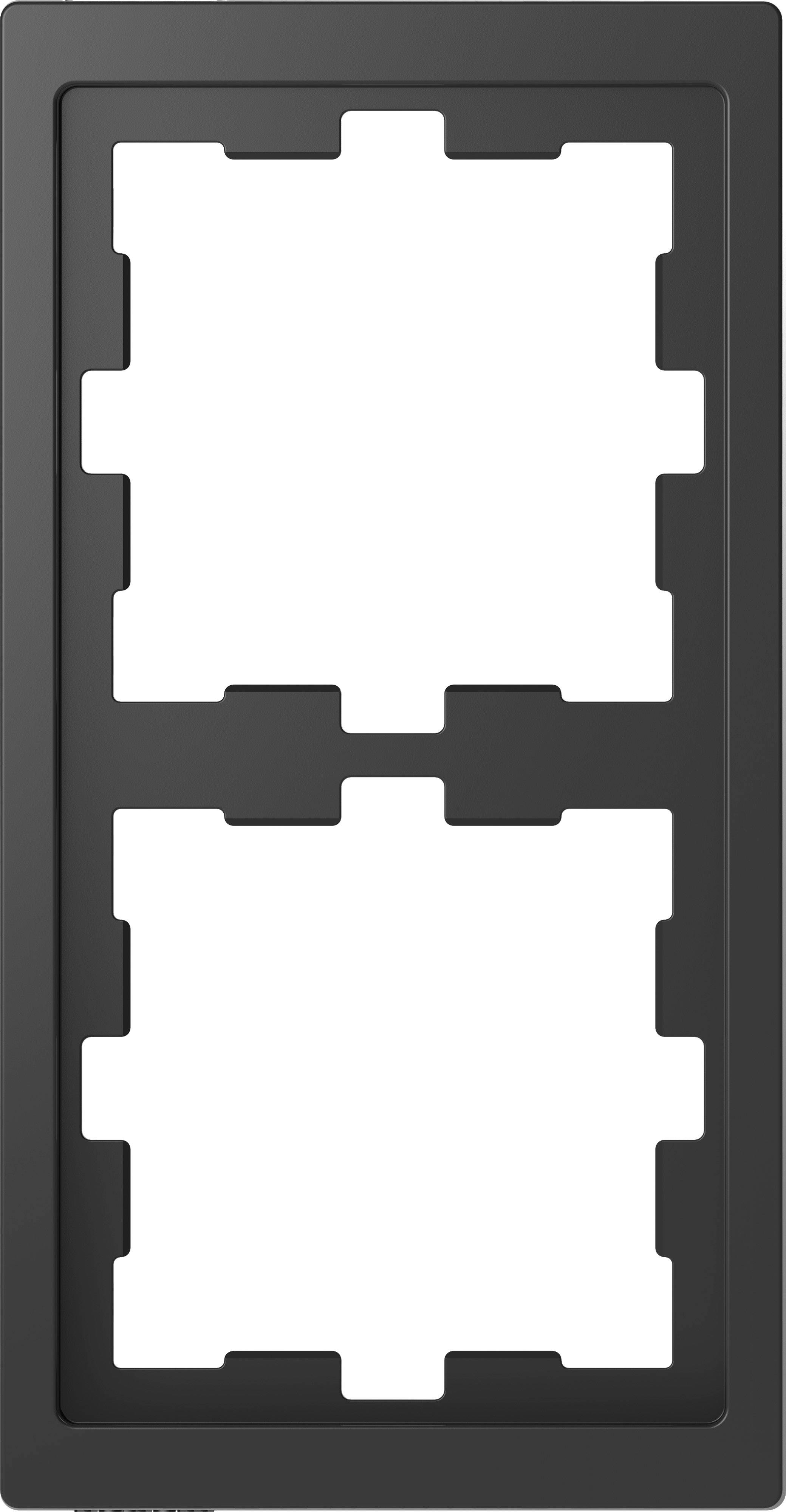 Merten Rahmen Abdeckung System Design Anthrazit MEG4020-6534 1St.