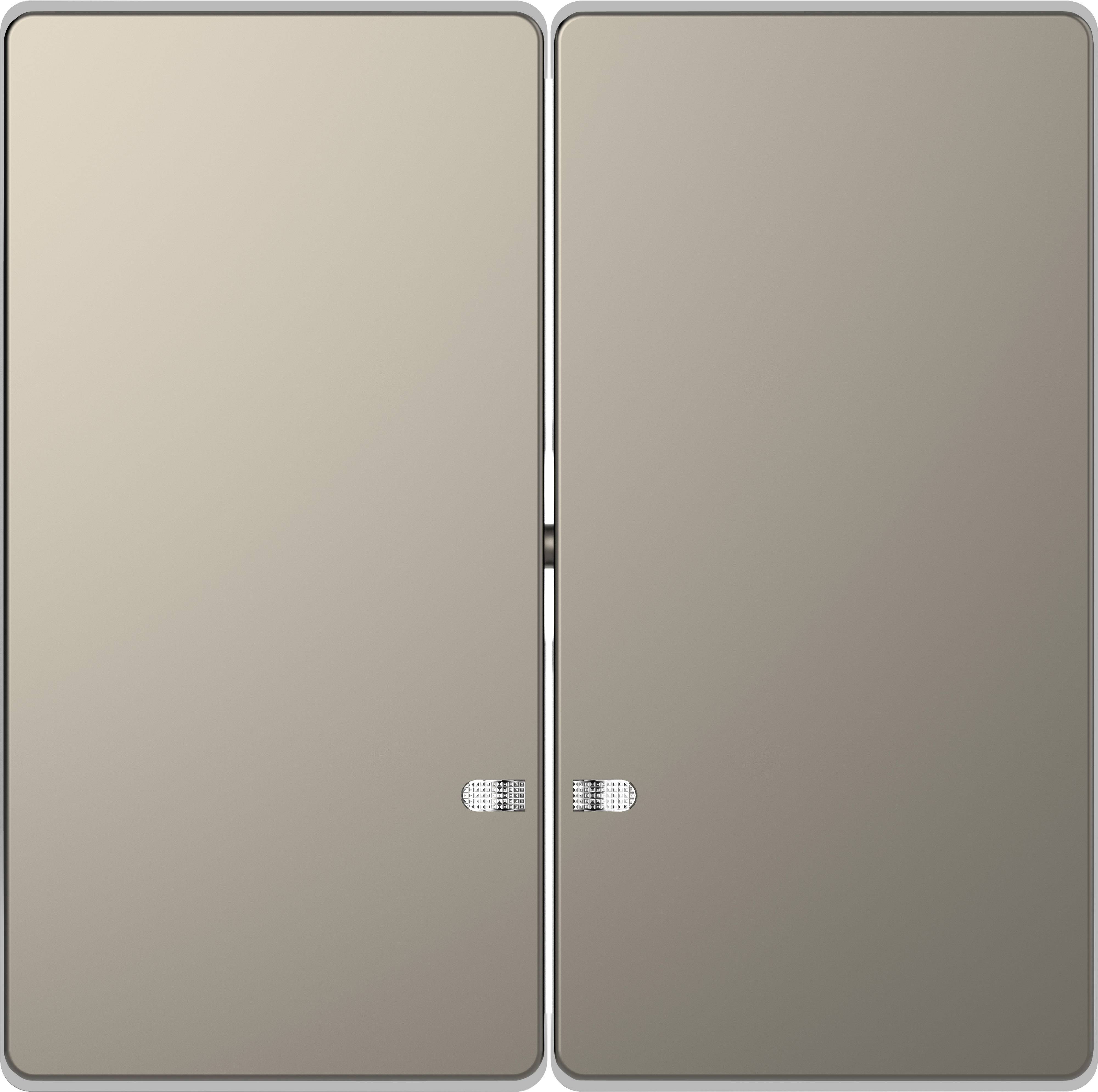 Merten Abdeckung Wechselschalter System Design Nickel MEG3420-6050 1St.